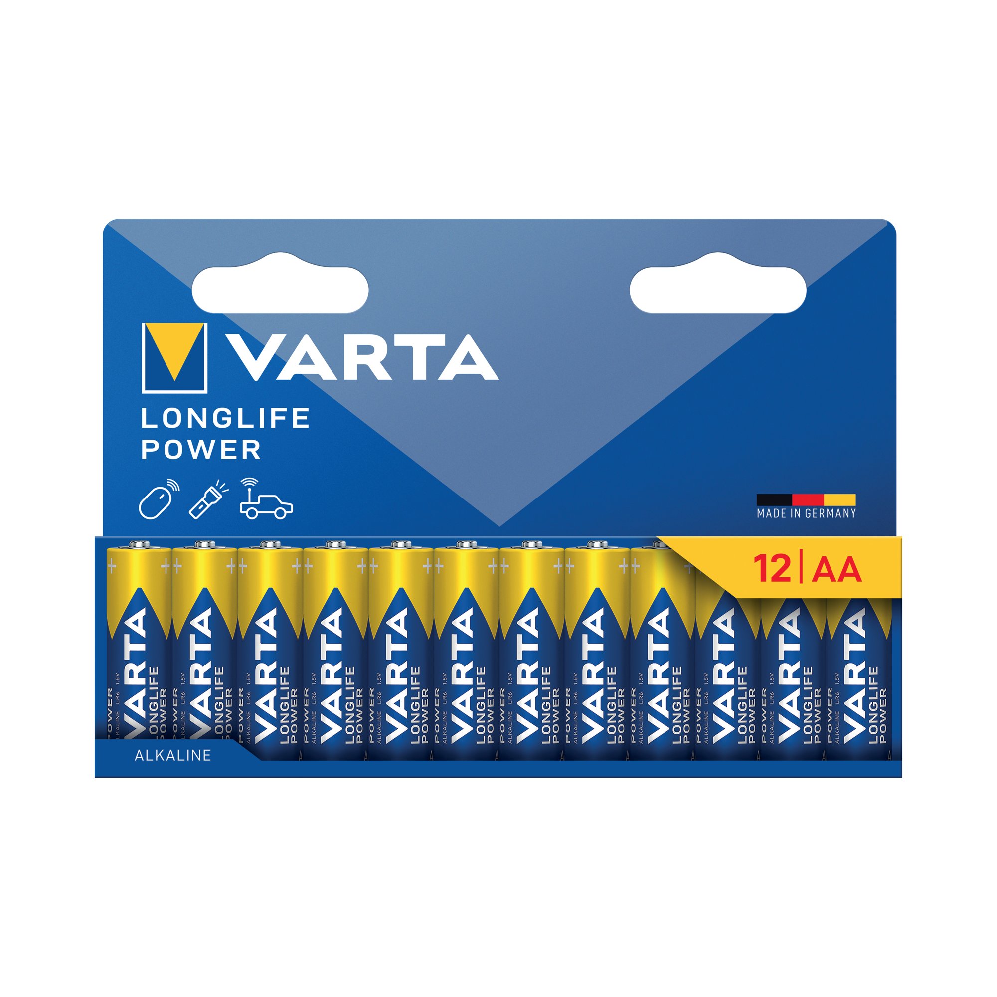 VARTA LONGLIFE POWER AA BATTERY PK12