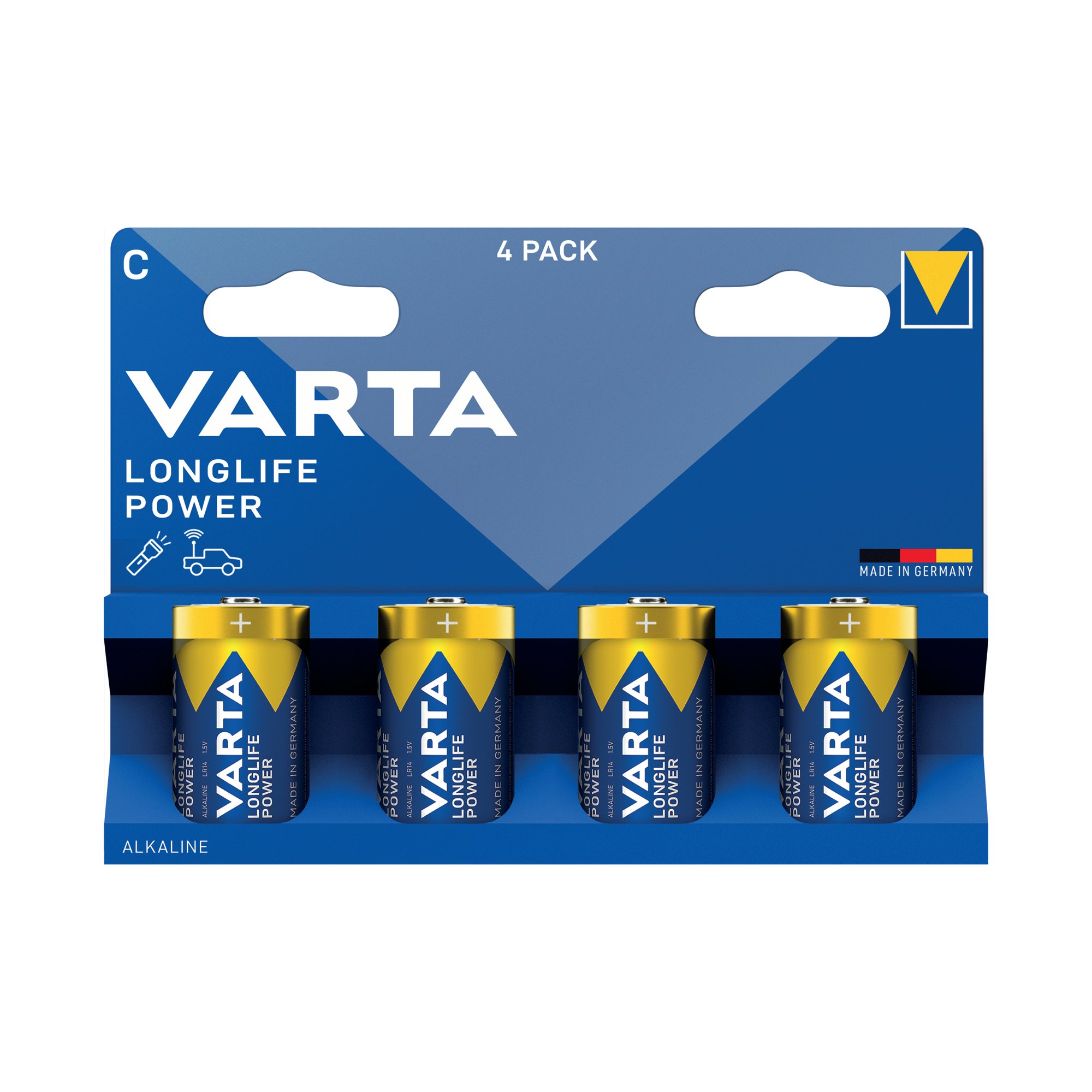 VARTA LONGLIFE POWER C BATTERY PK4