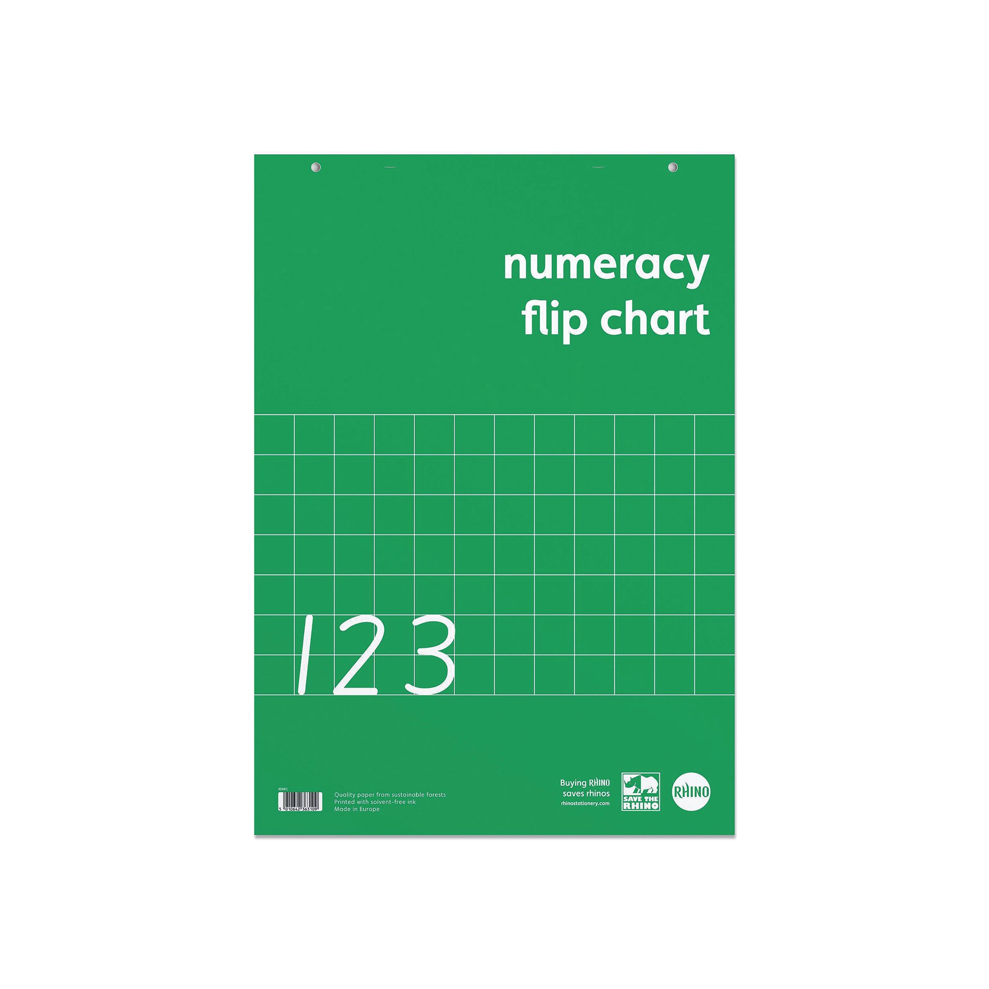 RHINO NUMERACY FLIPCHART 30 A1 PK5