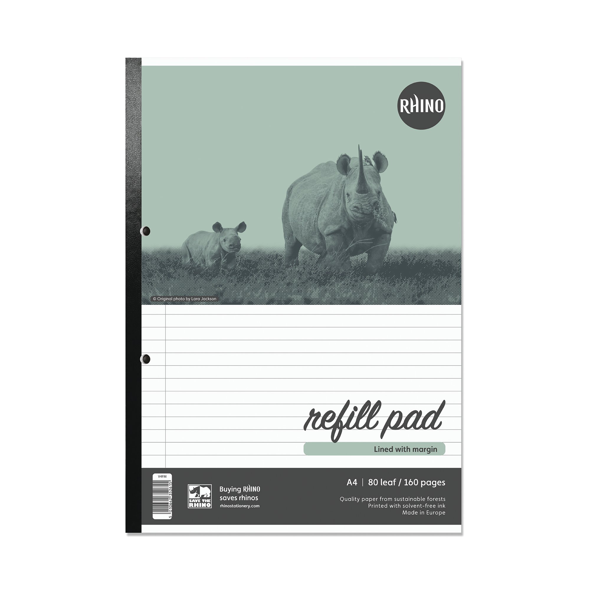 RFL PAD 160 PG RULED/MARGIN A4 PK10