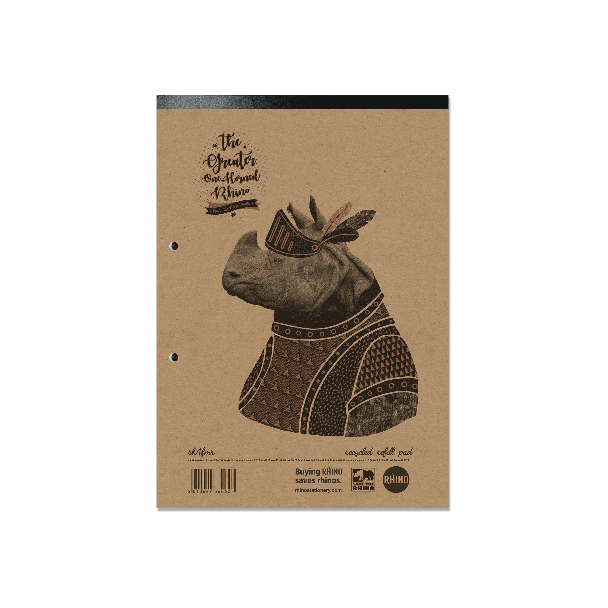 RHINO RECYCLE REFILL PAD 160P A4 PK5