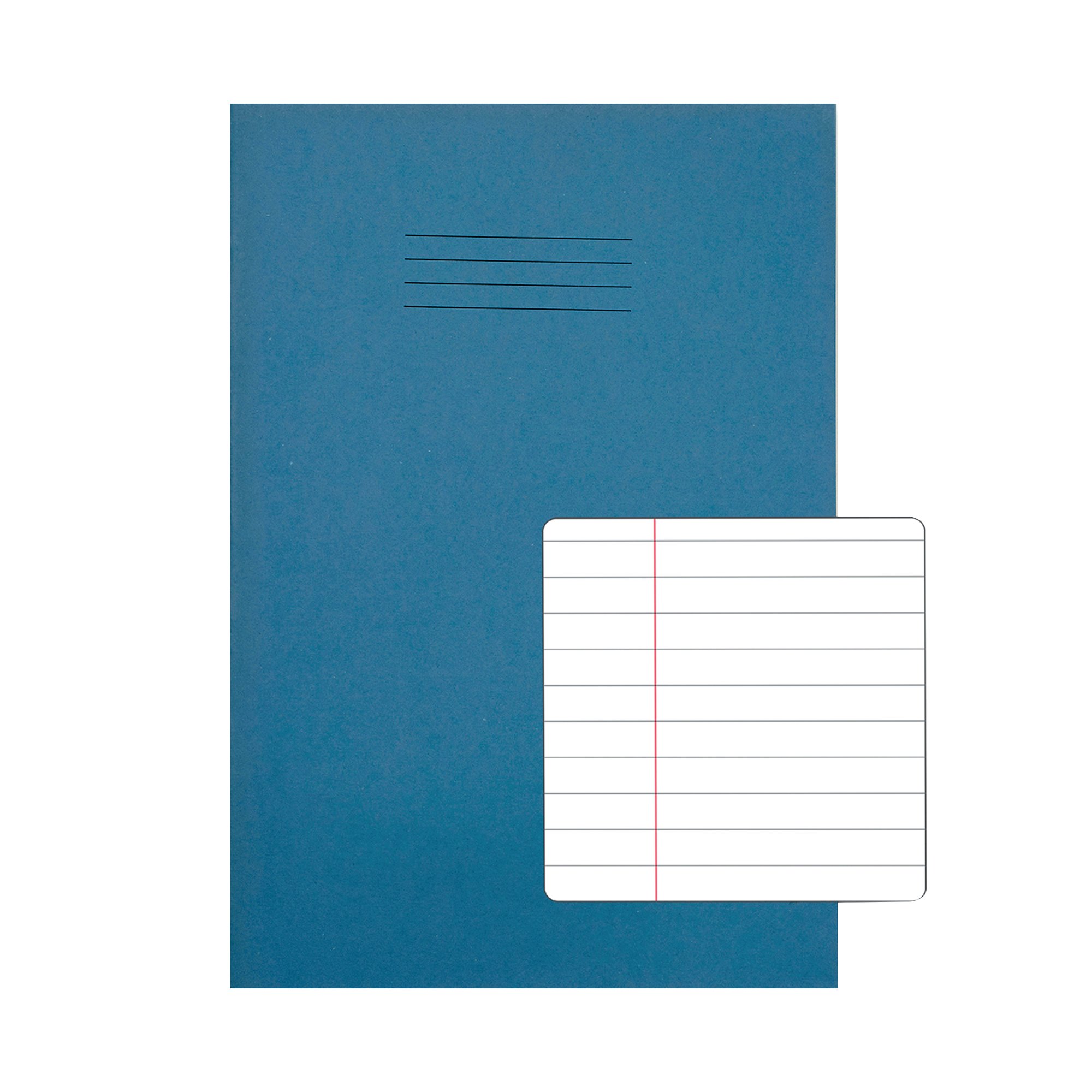 EXERCISE BOOK A4+ 8MM RLD LBLU PK50