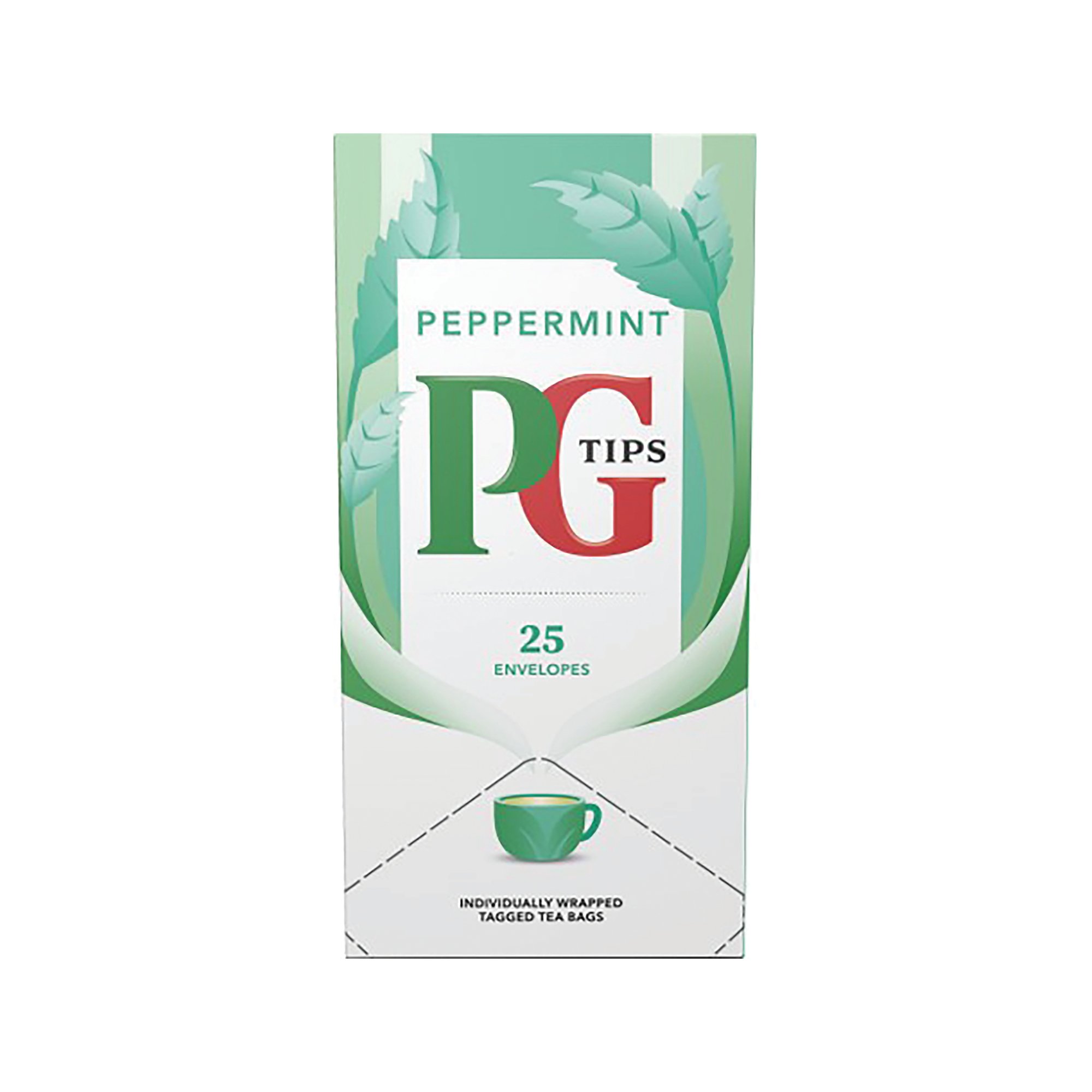 PG TIPS PEPPERMINT ENV TEA BAGS PK25