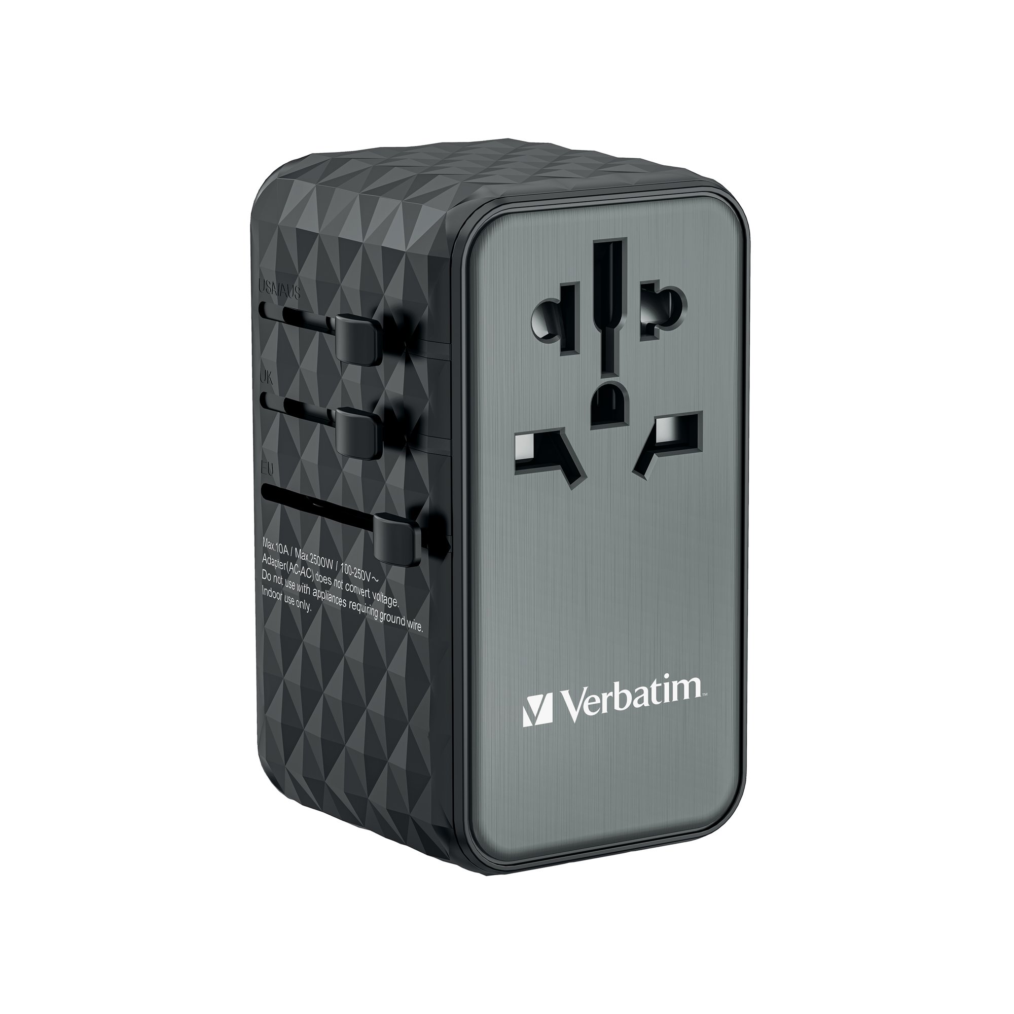 VERBATIM GAN III UNIV TRAVEL CHG USB