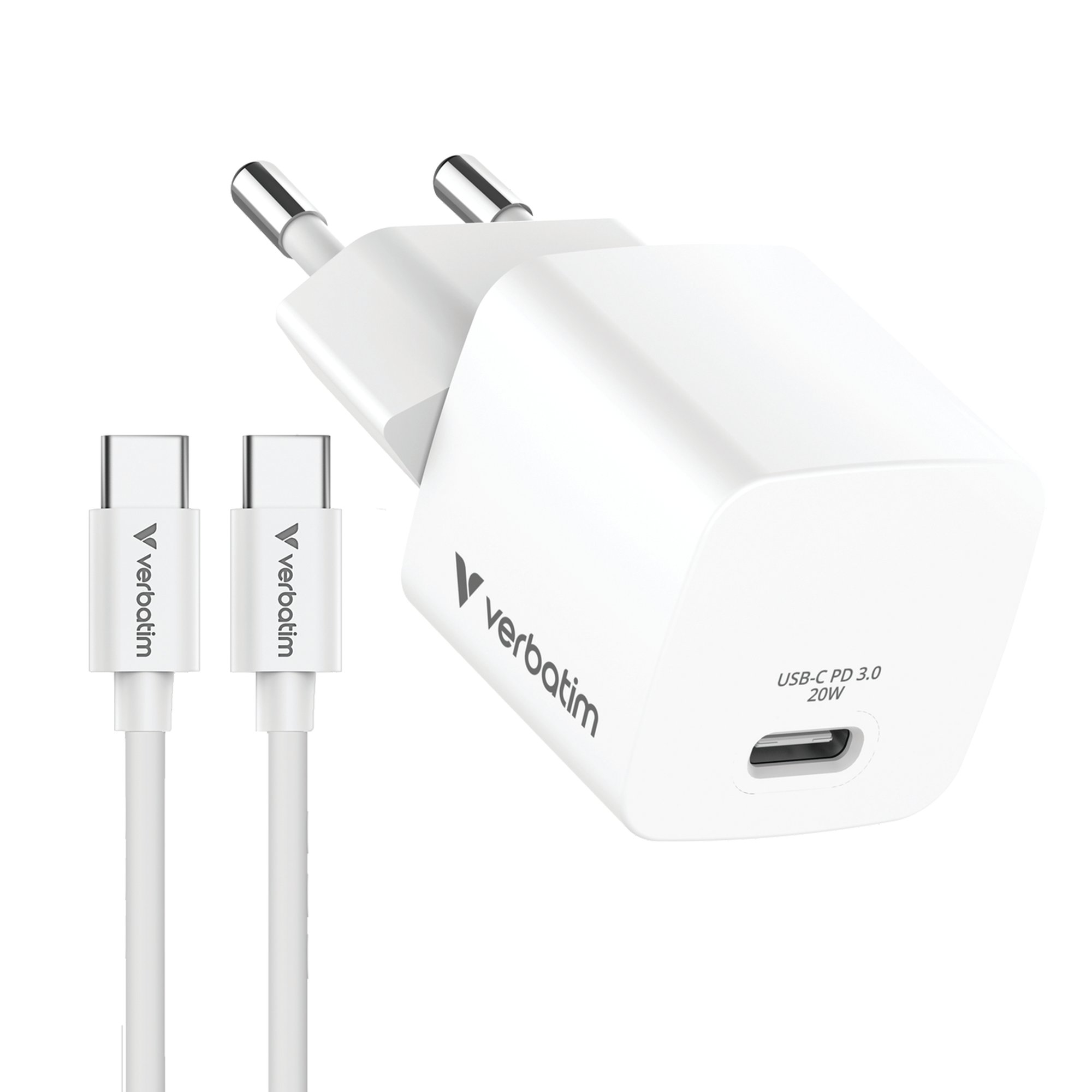 MINI USB-C CHARGER 20W EU W/CABLE