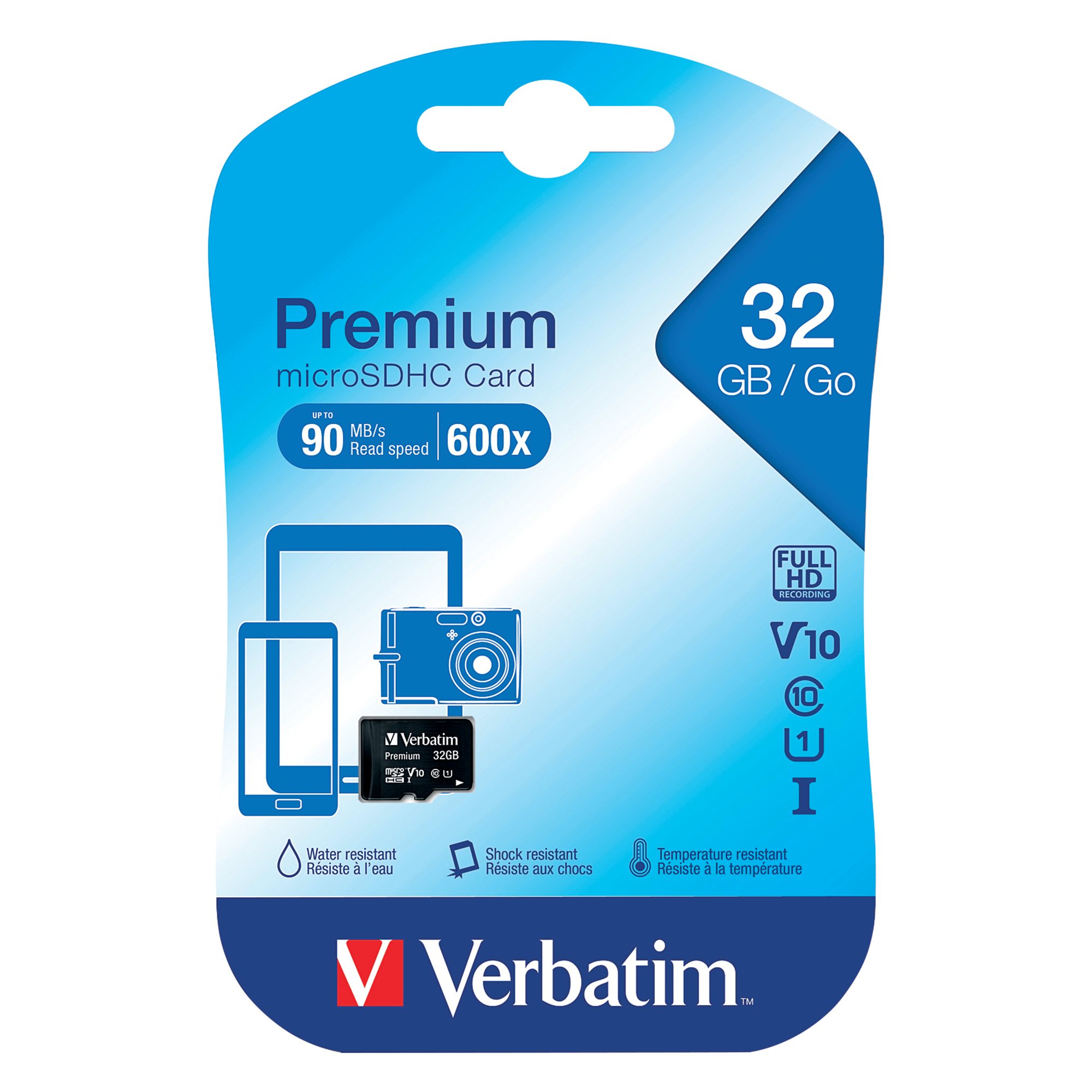 VERBATIM MICROSDHC 32GB MEMORY CARD