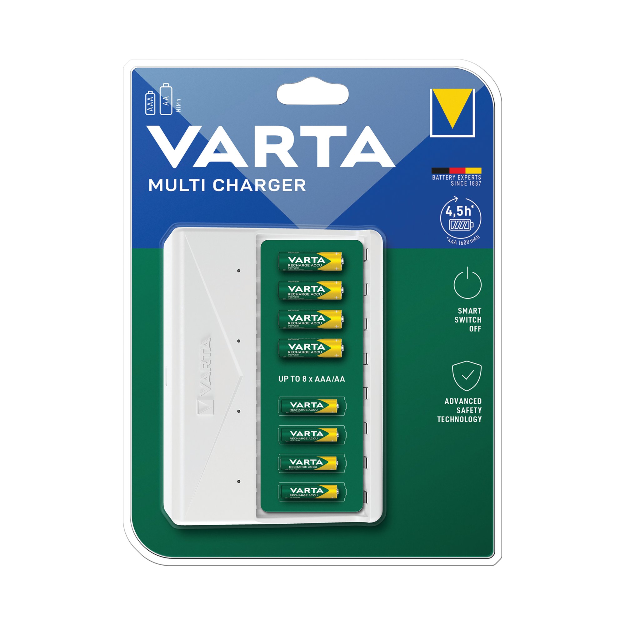 VARTA MULTICHARGER AA/AAA BATTERIES
