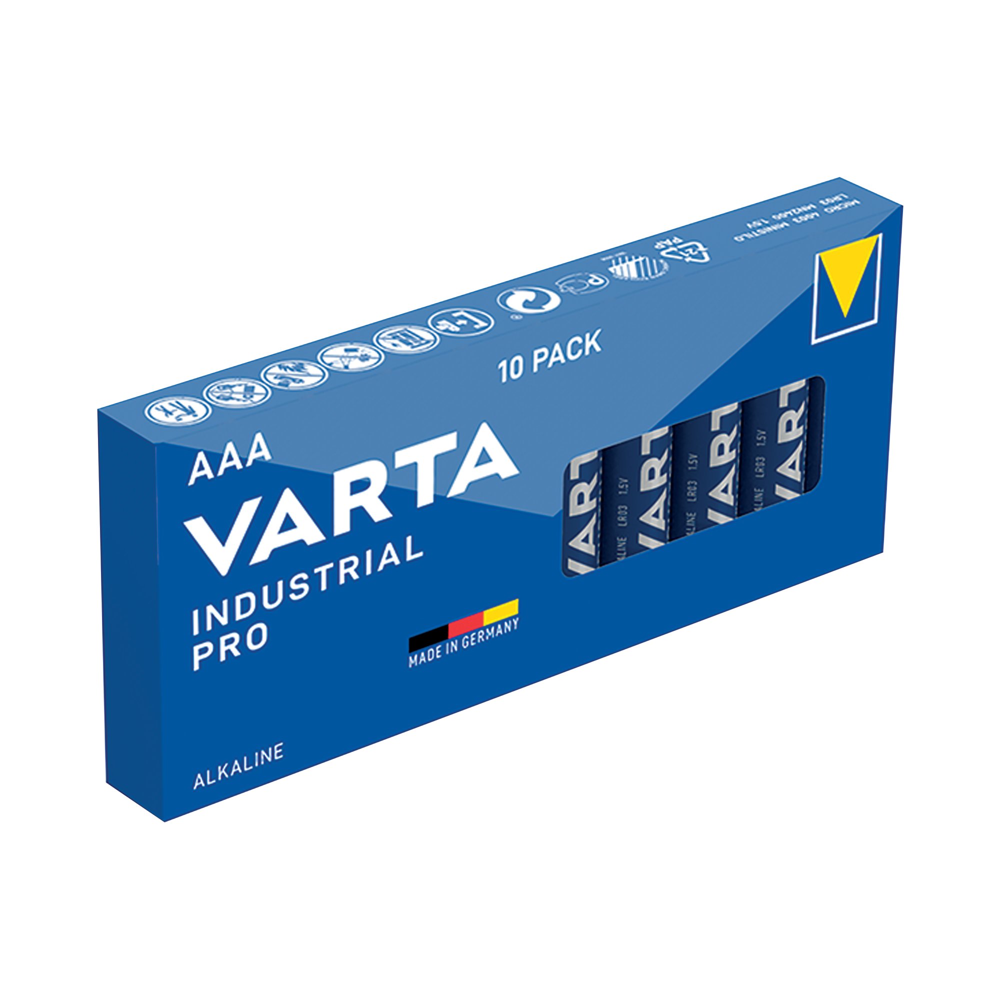 VARTA INDUST PRO BATTERY AAA PK10
