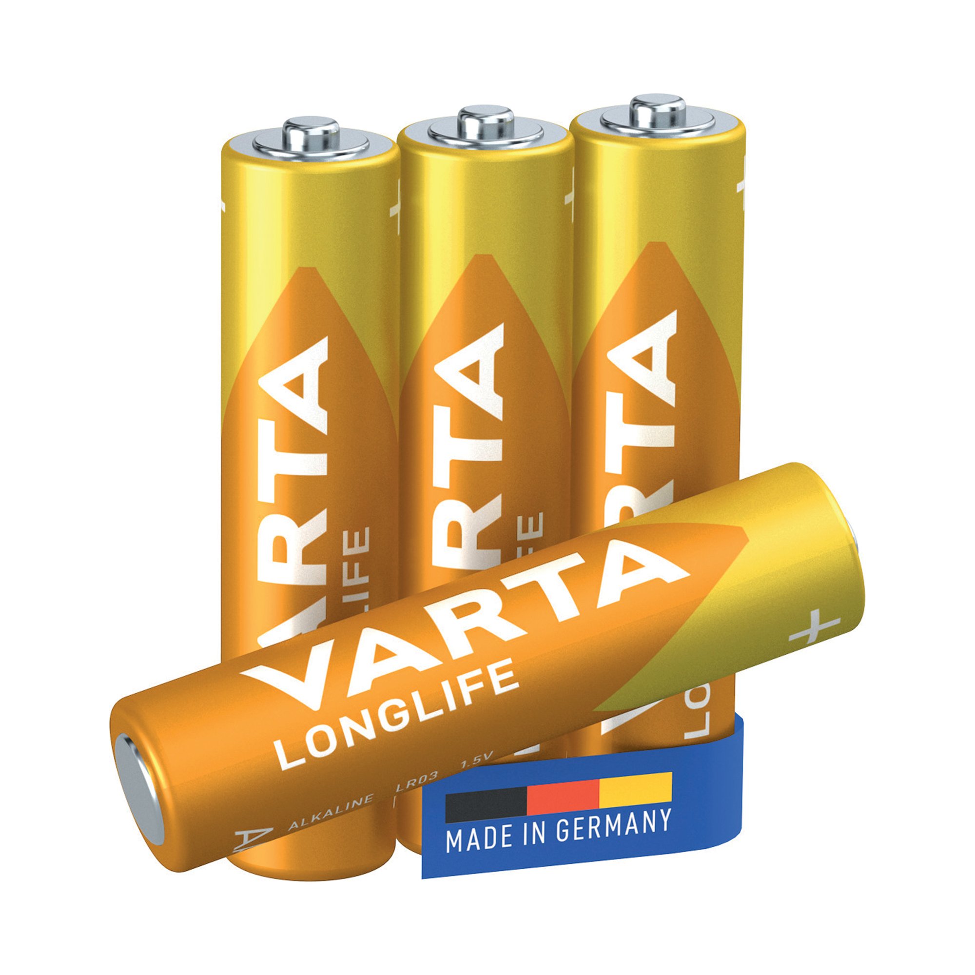 VARTA LONGLIFE AAA BATTERY PK4