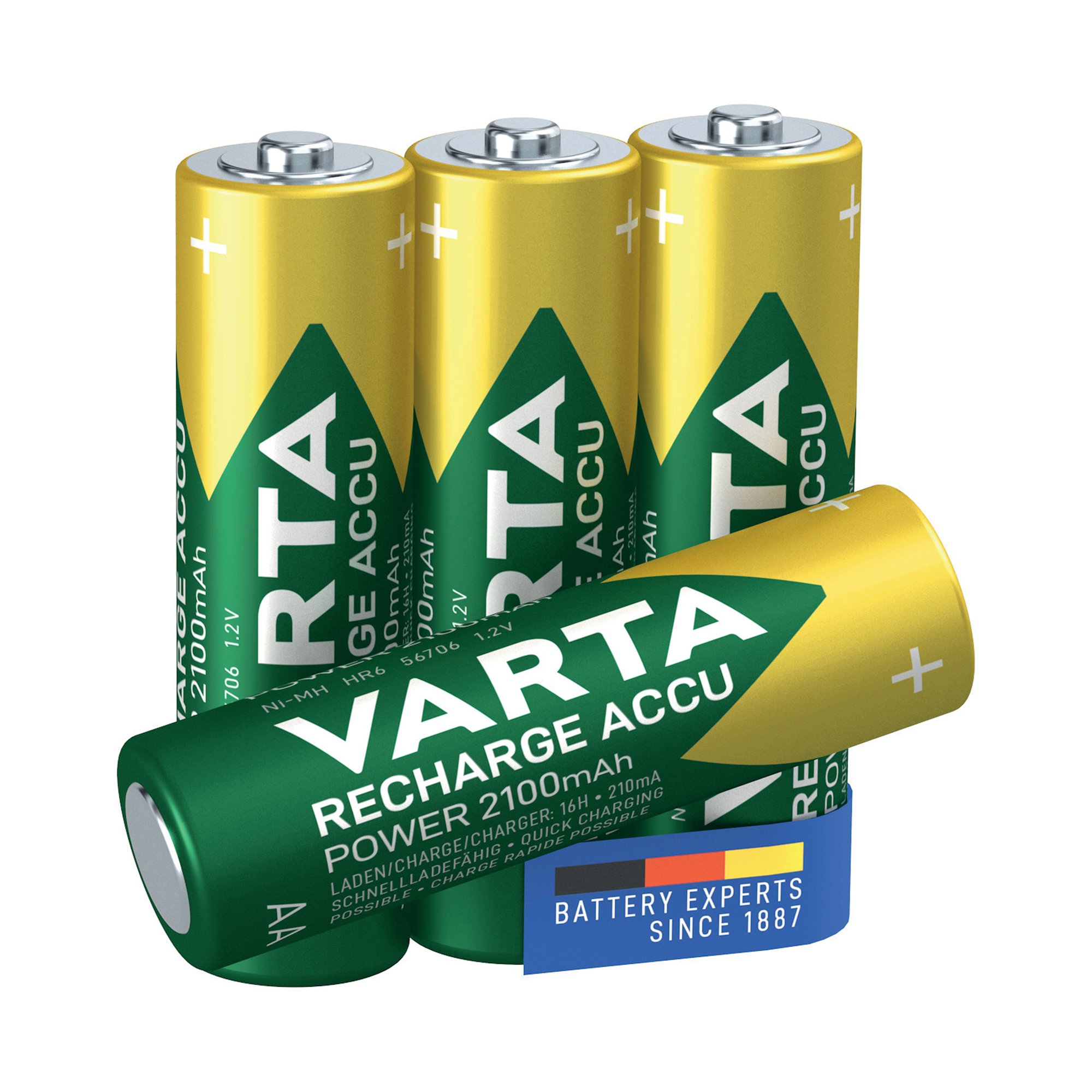 VARTA NIMH AA BATTERIES PK4