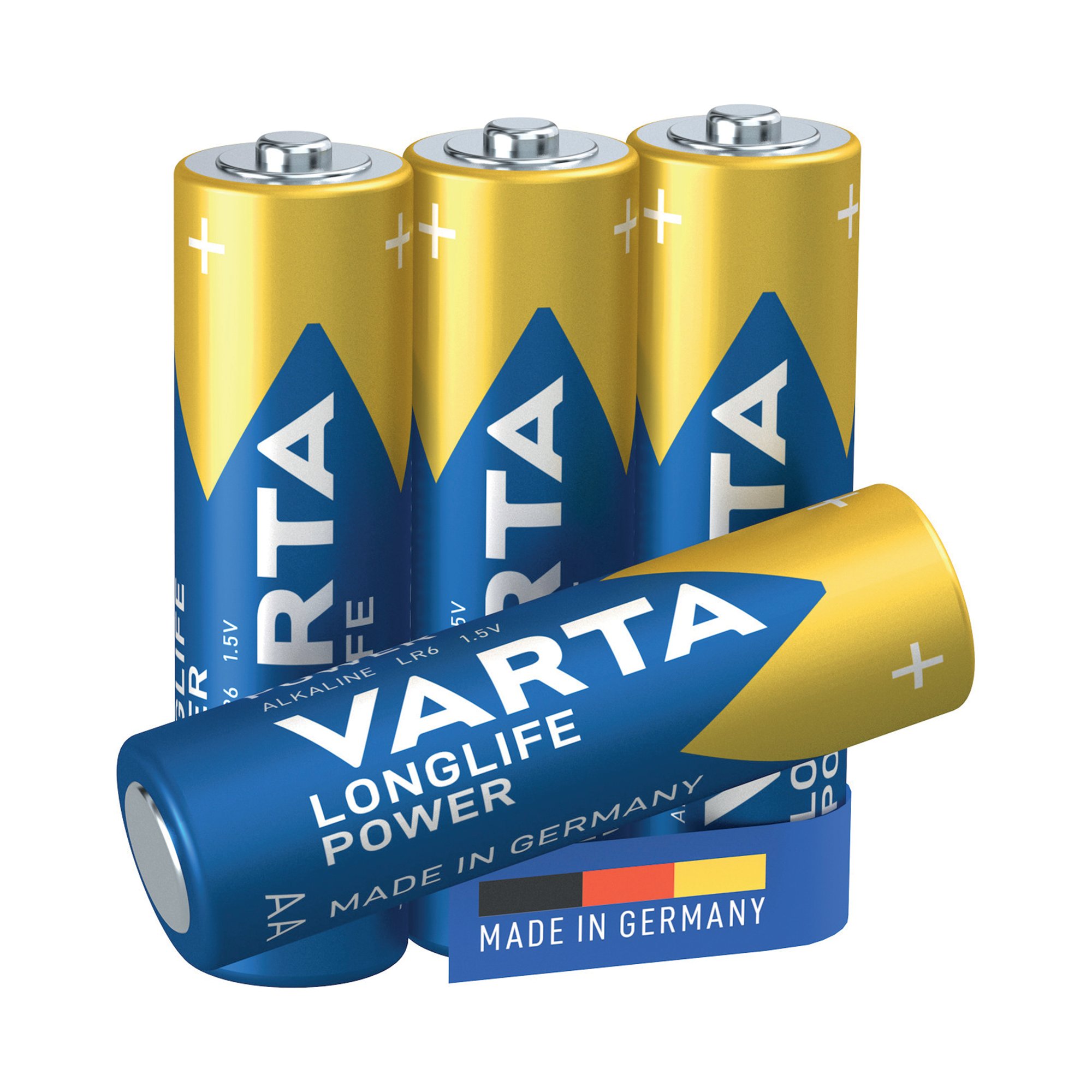 VARTA LONGLIFE POWER AA BATTERY PK4
