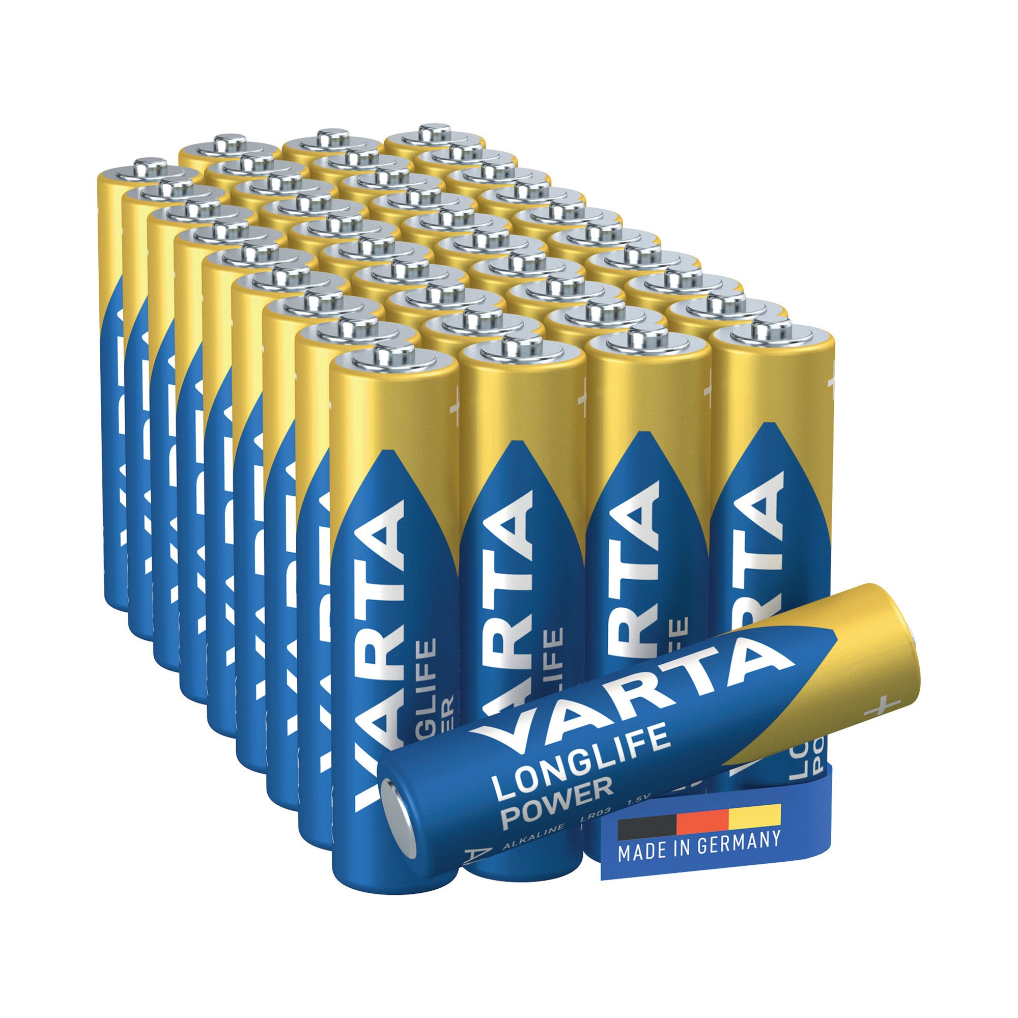 VARTA LONGLIFE PWR AAA BATTERY PK40