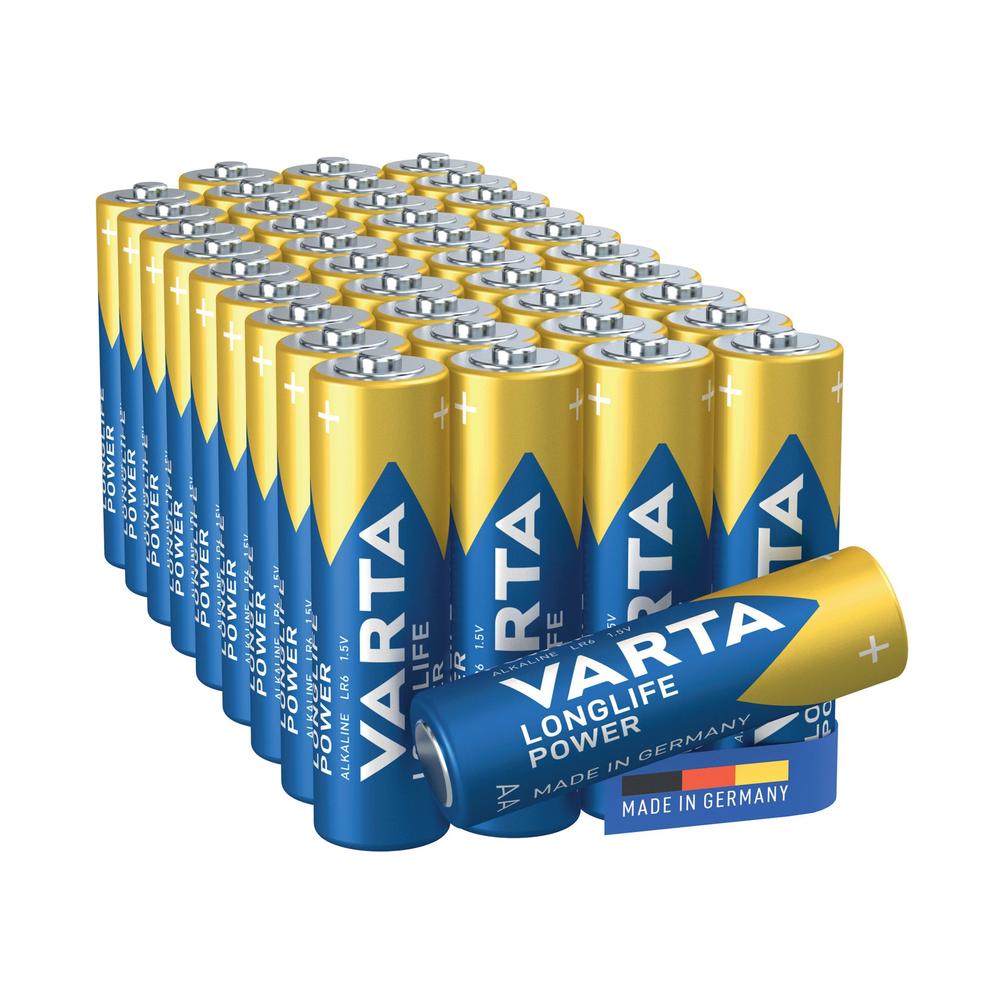 VARTA LONGLIFE PWR AA BATTERY PK40
