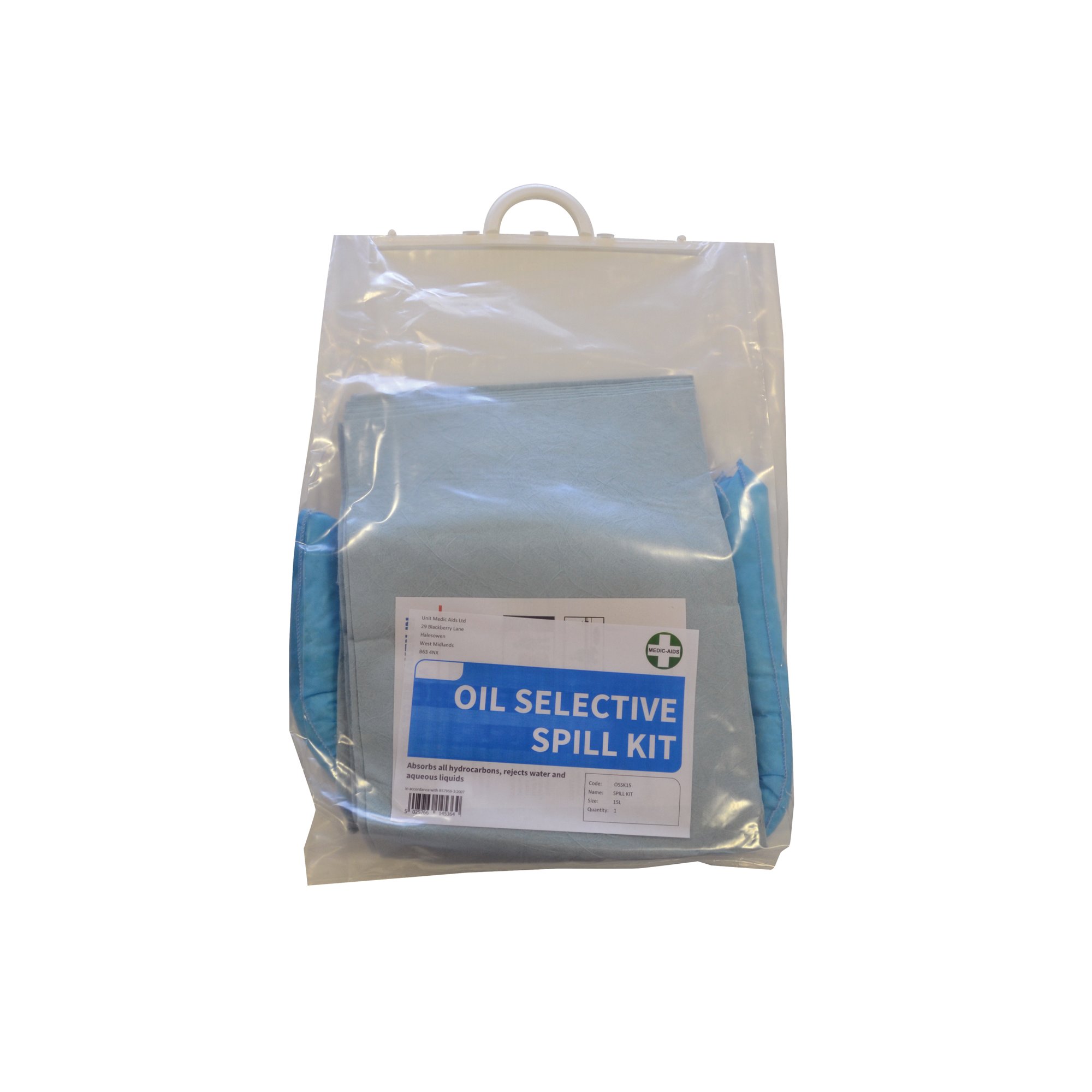 OIL SPILLAGE CLEANUP KIT 15 LITRE