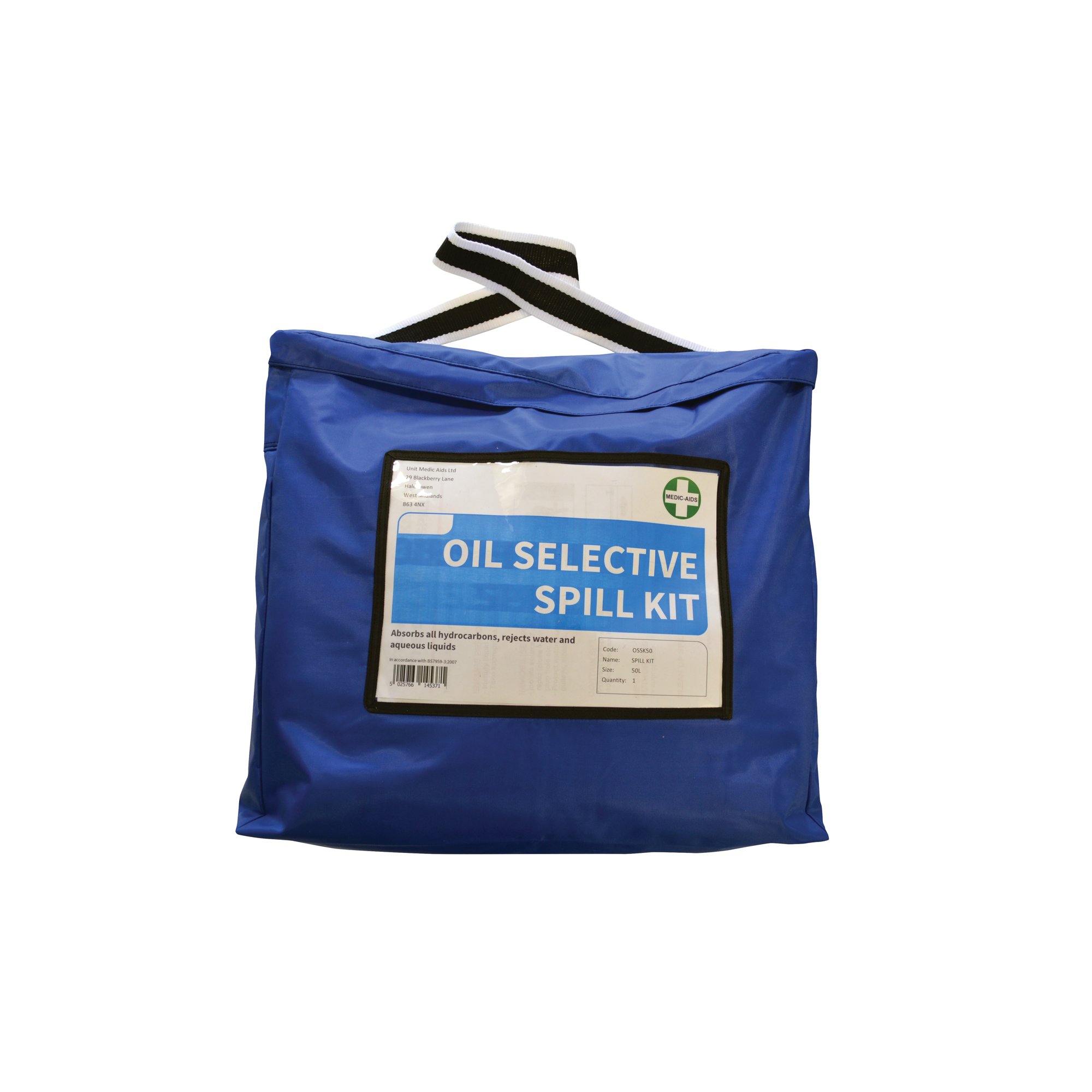 QUICK RESPONSE KIT FOR OIL SPILL 50L