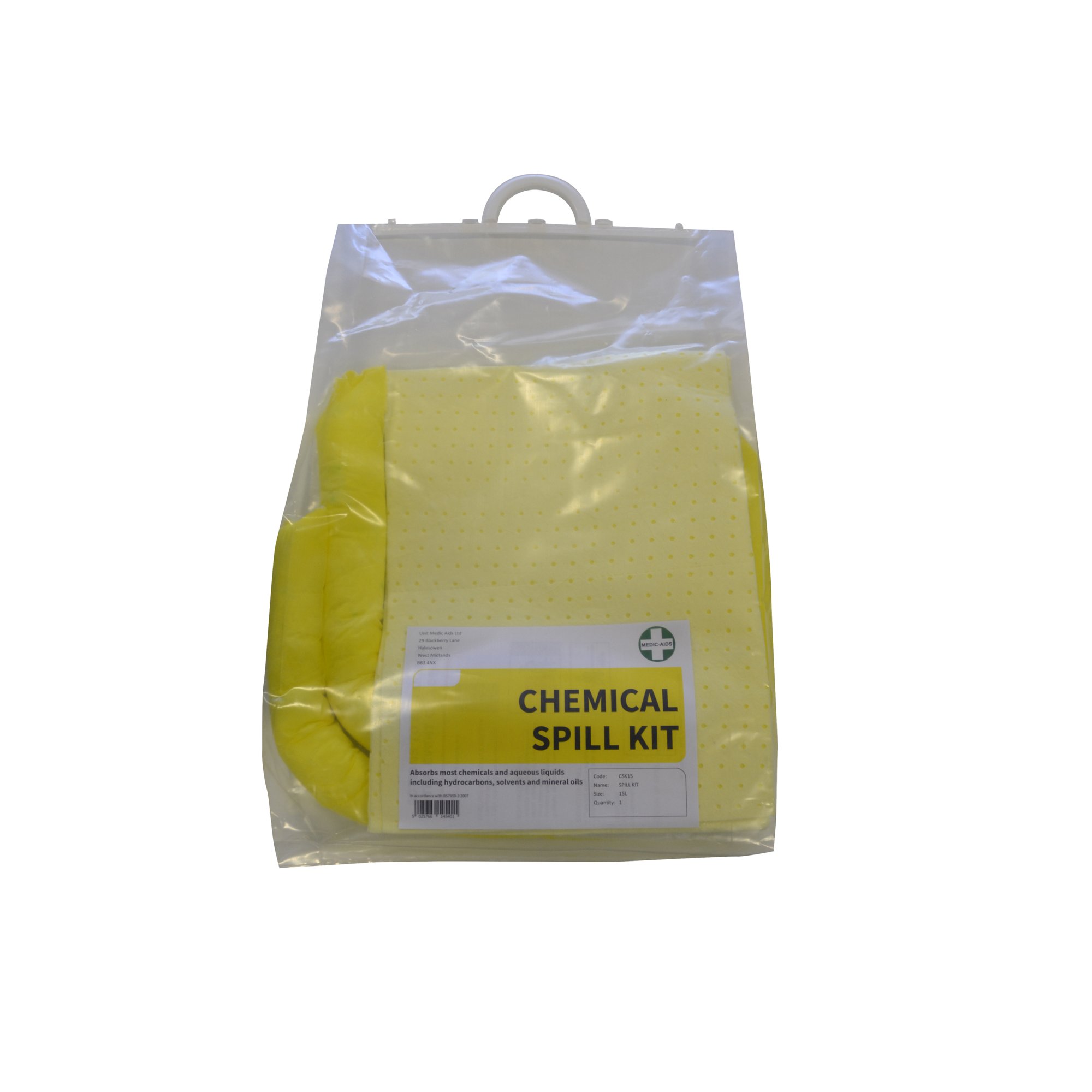 QUICK RESPONSE CHEMICAL SPILLKIT 15L