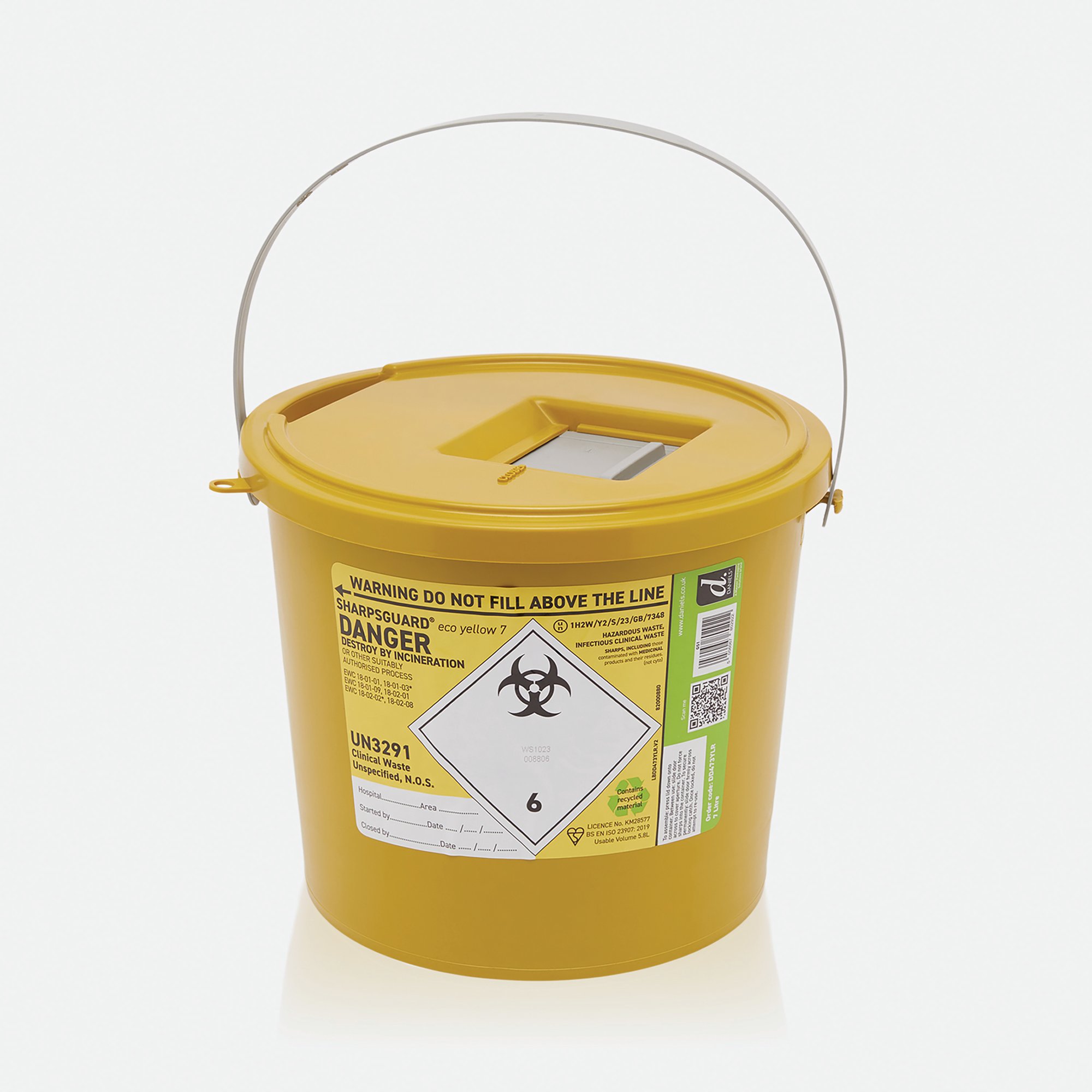 SHARPS DISPOSAL CONTAINER 7L