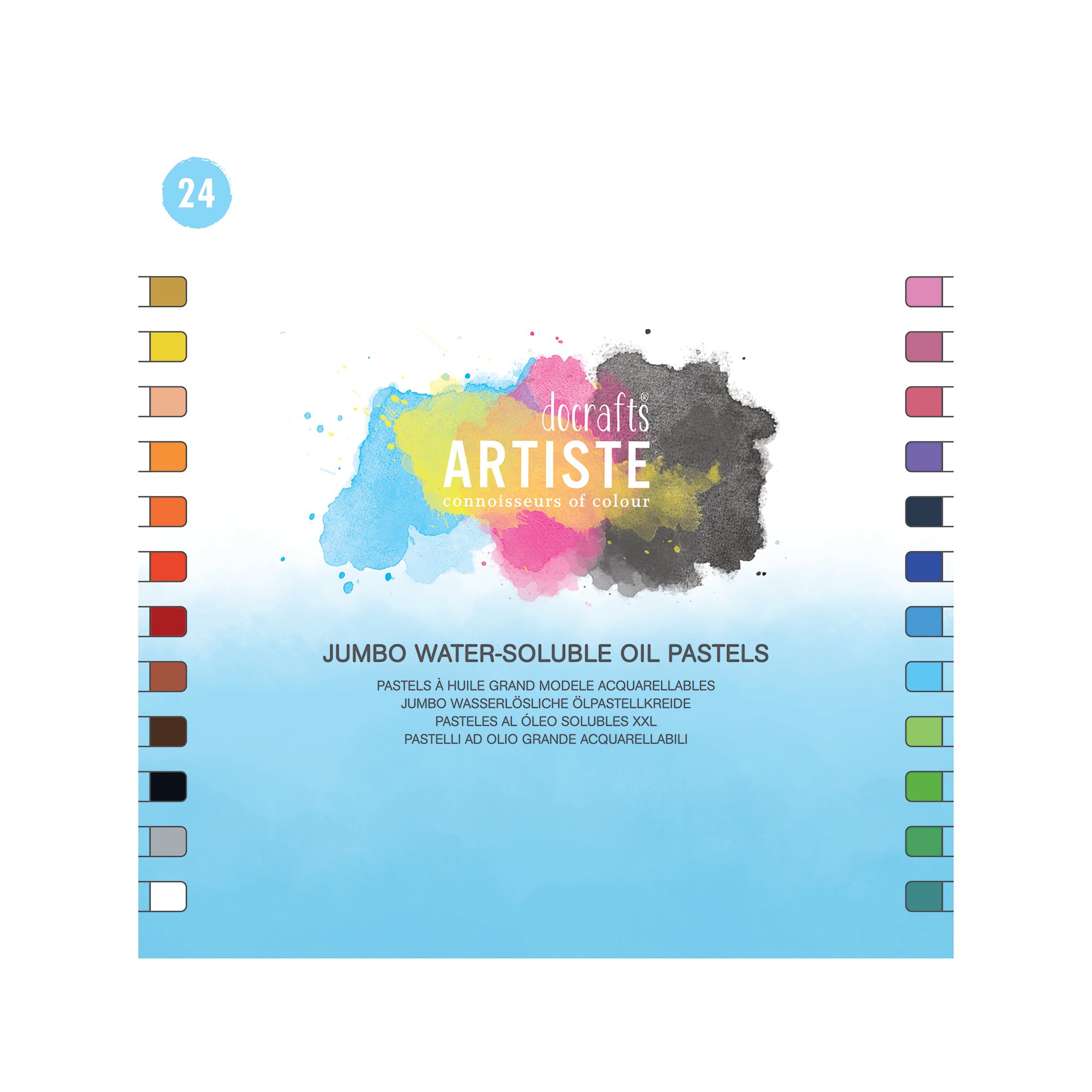ARTISTE WATER SBL OIL PASTELS PK24