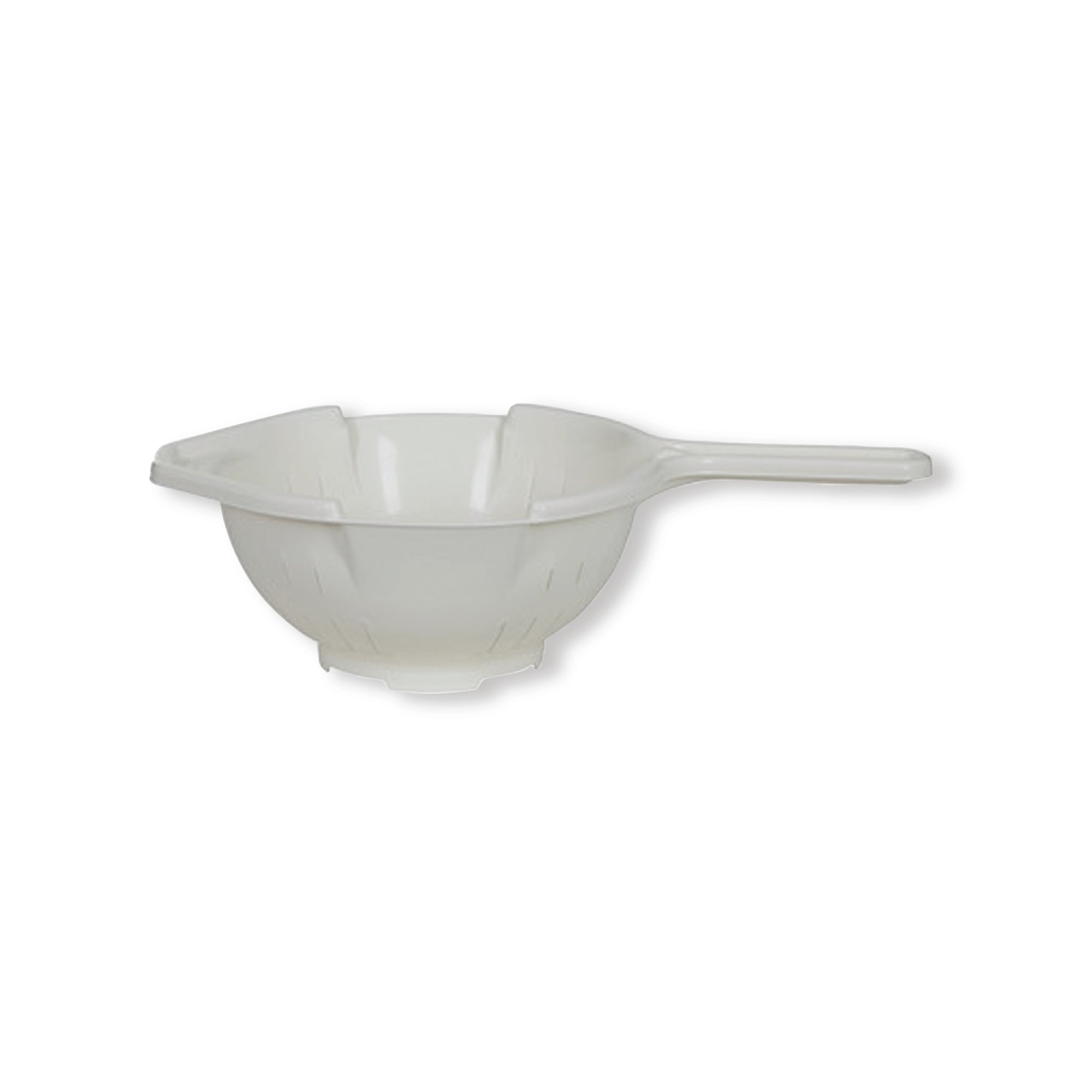 WHITEFURZE PLASTIC COLANDER CREAM