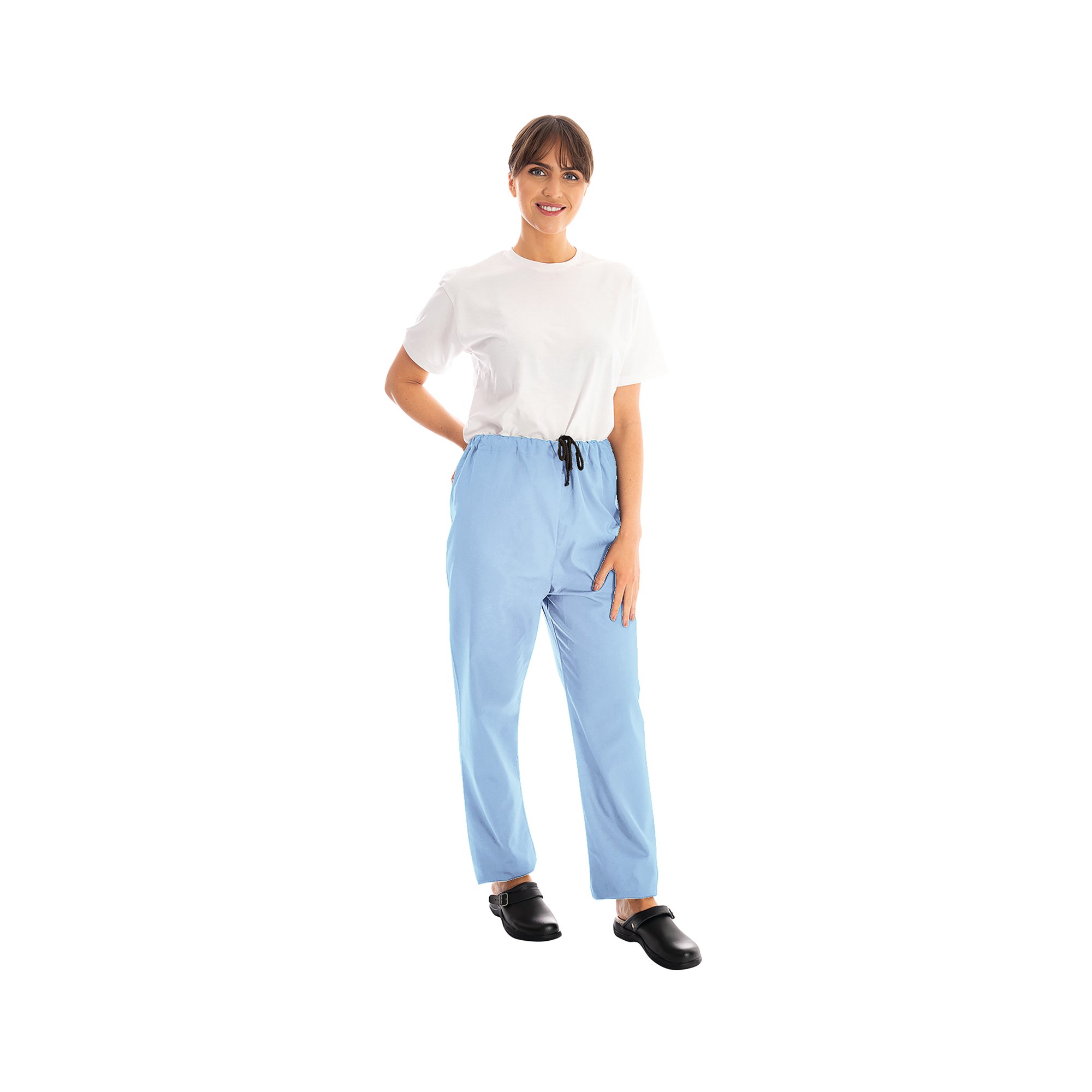 SMART SCRUB TROUSER SKY BLUE XS