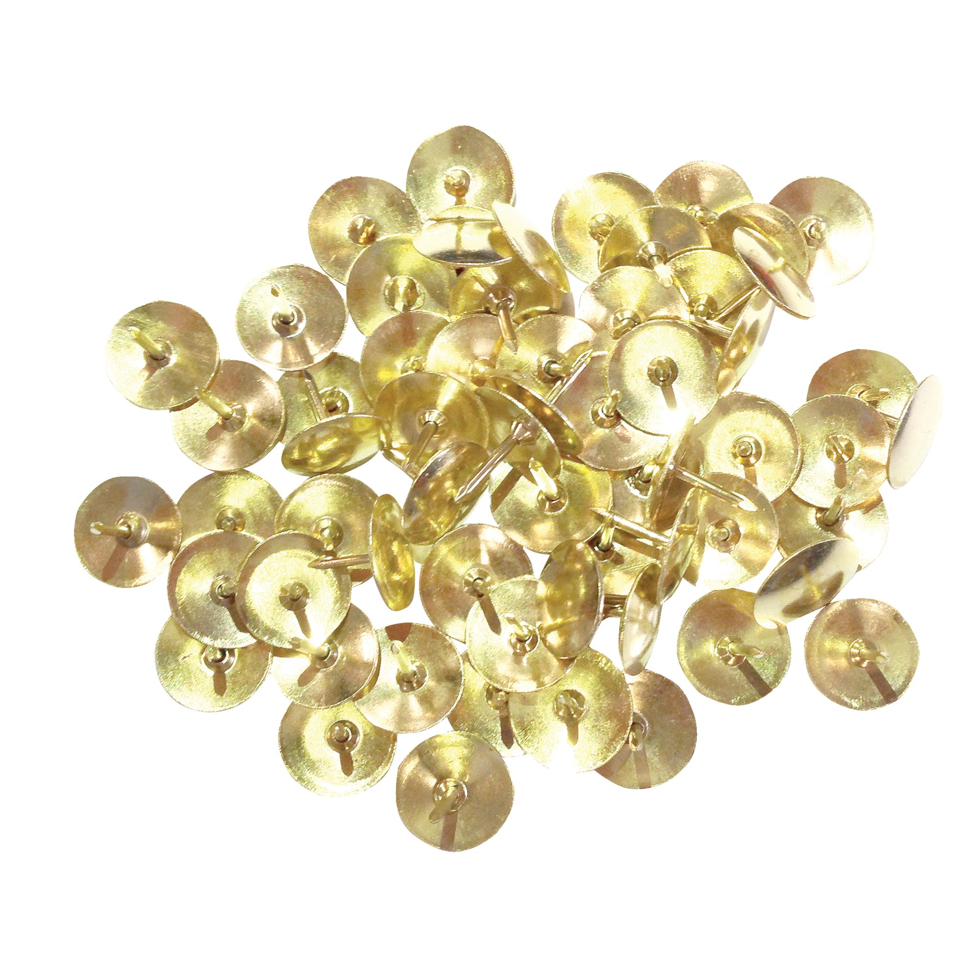 BRASS DRAWING PINS 11MM PK1000