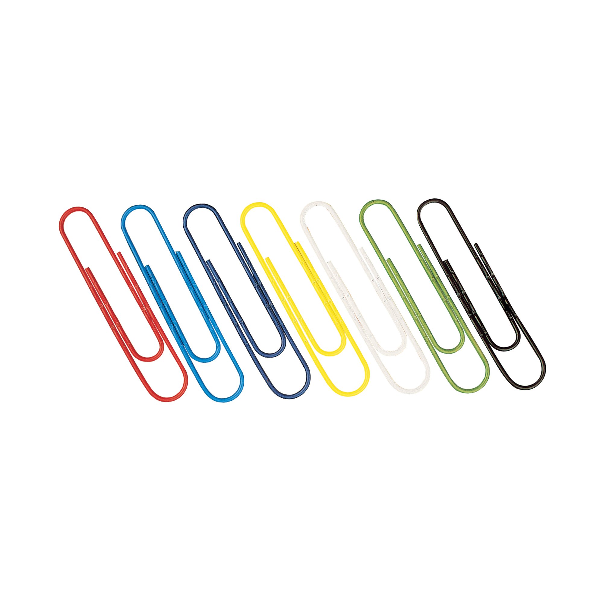 VALUEX PAPERCLIP LARGE PLAIN ASSTD PK100