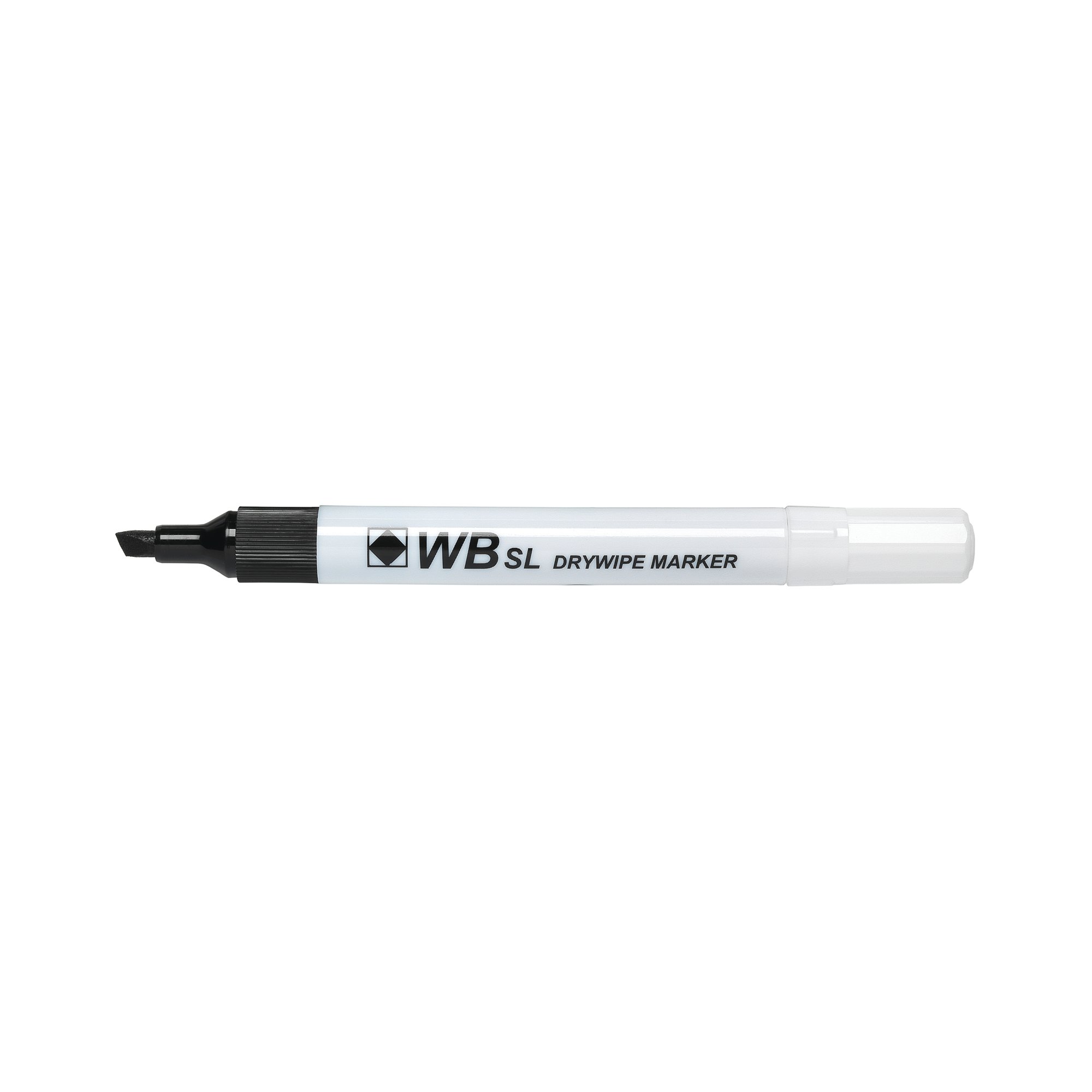 BLACK WHITEBOARD MARKERS CHISEL PK10