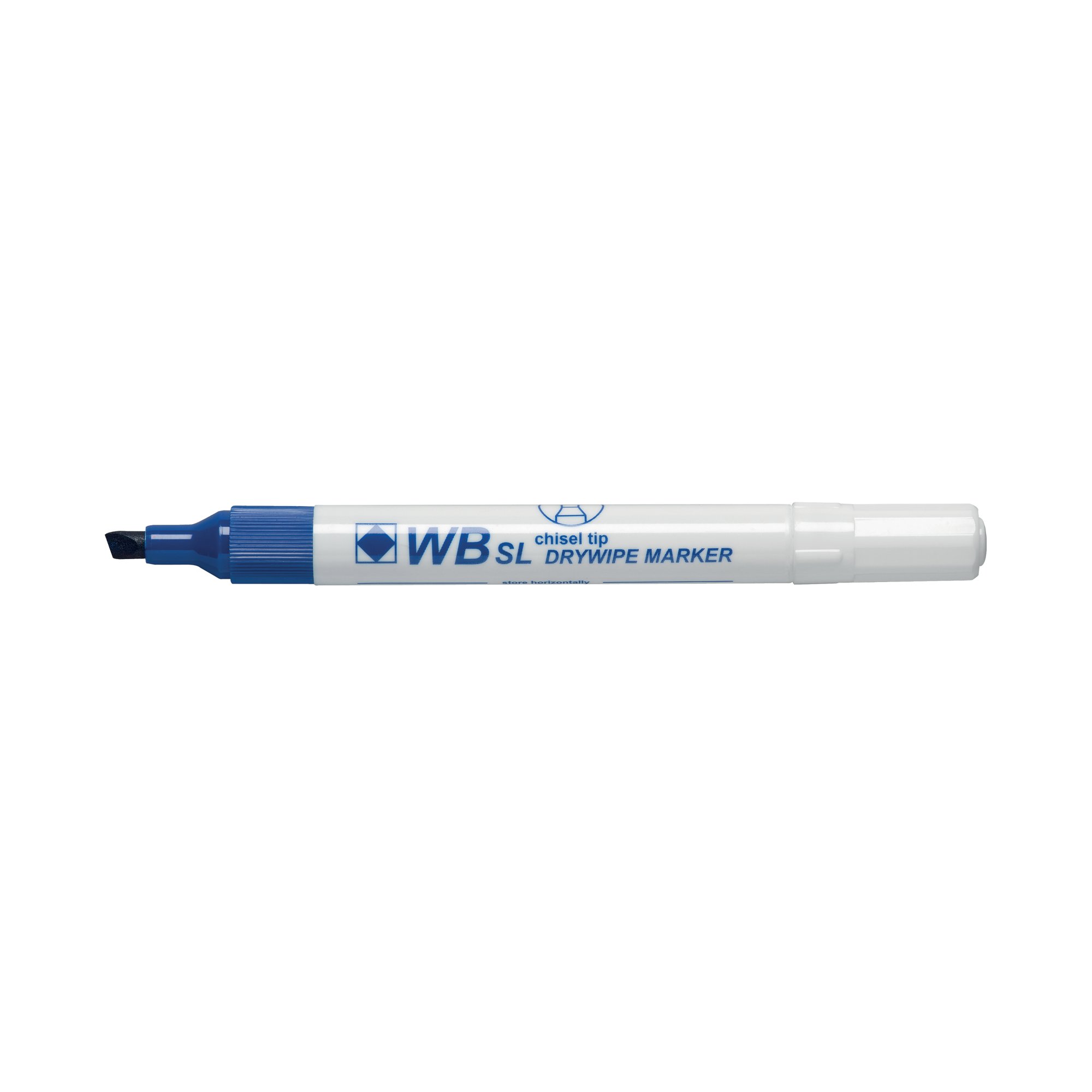 BLUE WHITEBOARD MARKERS CHISEL PK10