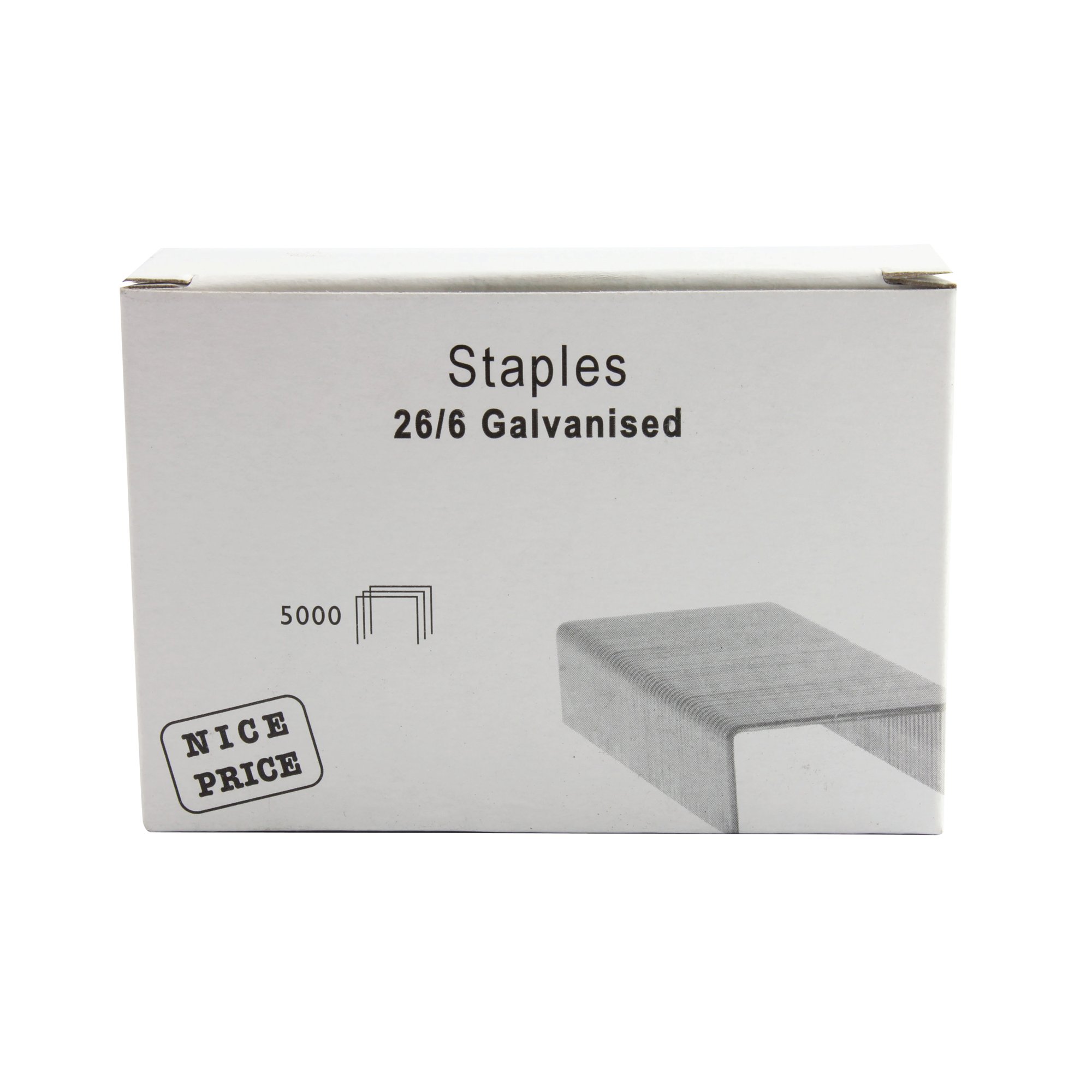 26/6MM METAL STAPLES PK5000