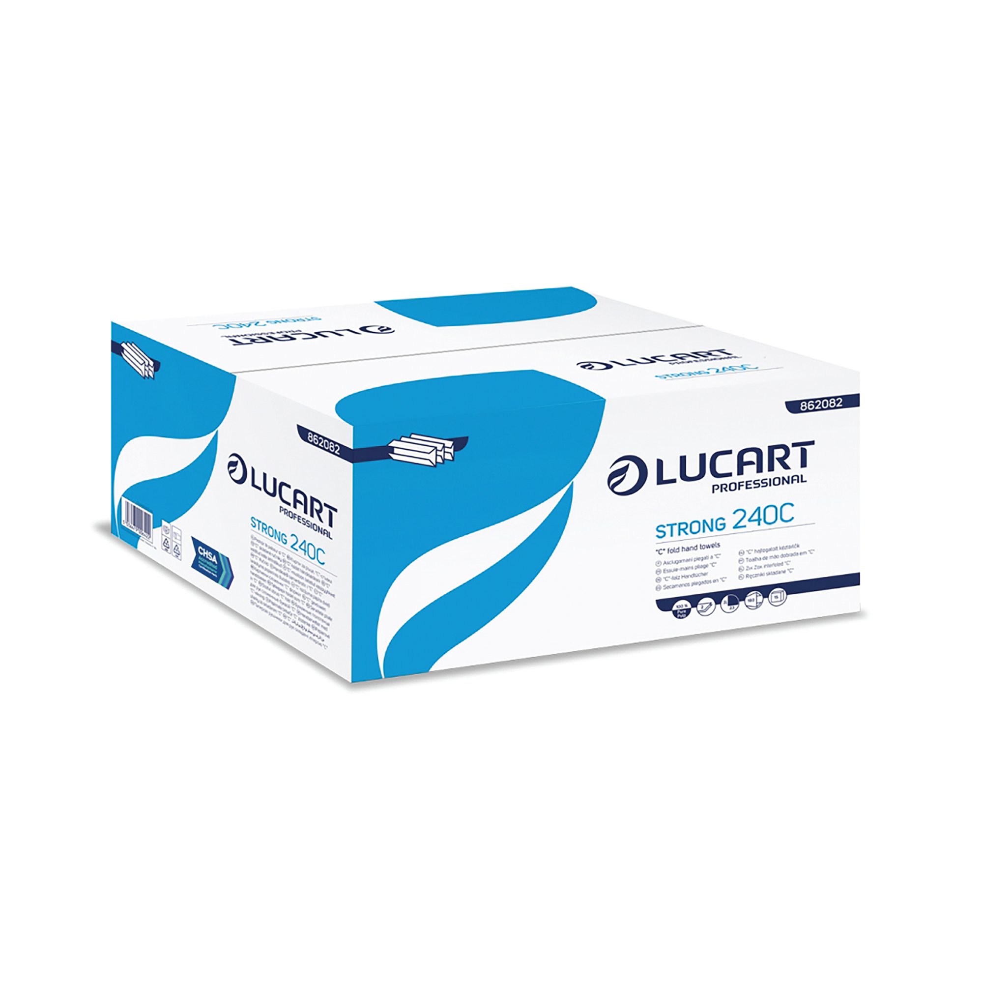 2-PLY C-FOLD HAND TOWEL WHITE PK2400