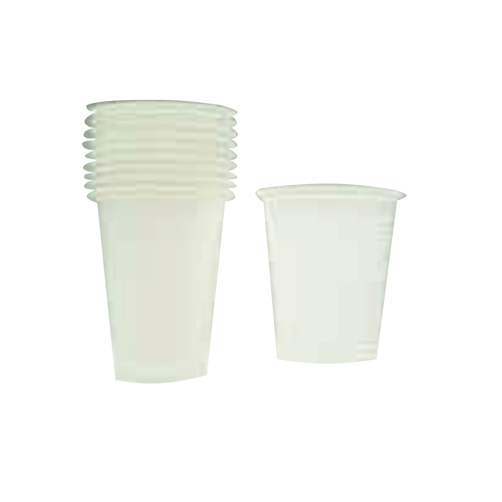 WHITE DRINKING CUPS 7OZ PK2000