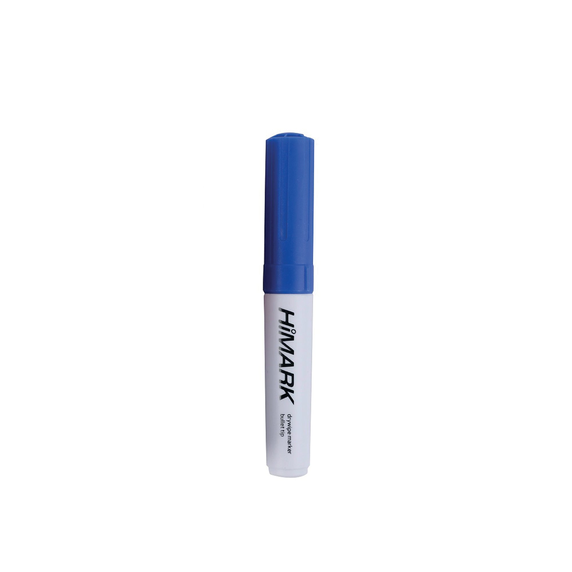 BLUE WHITEBOARD MARKER BULLET PK10