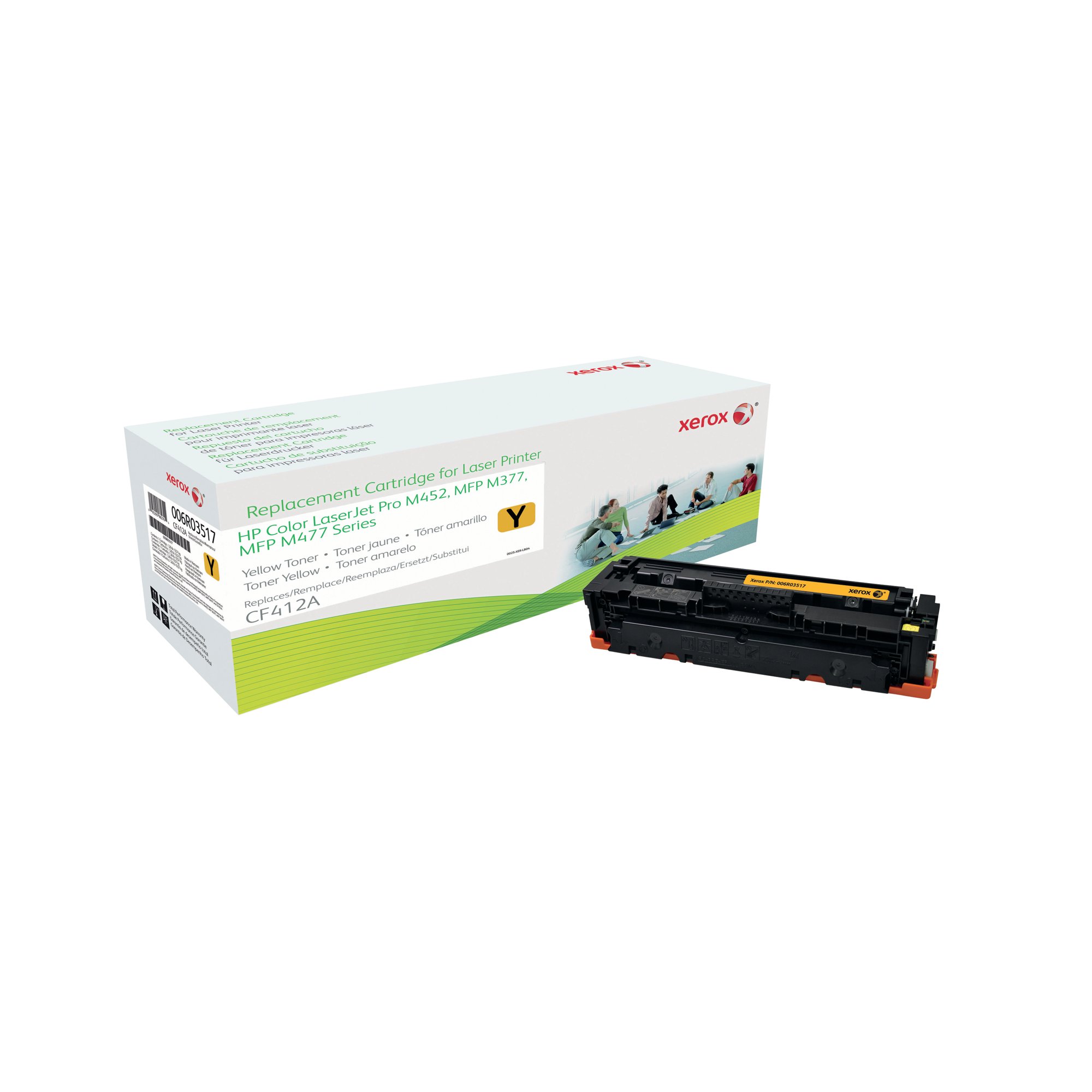 XEROX HP CF412A COMPAT TONER YELLOW