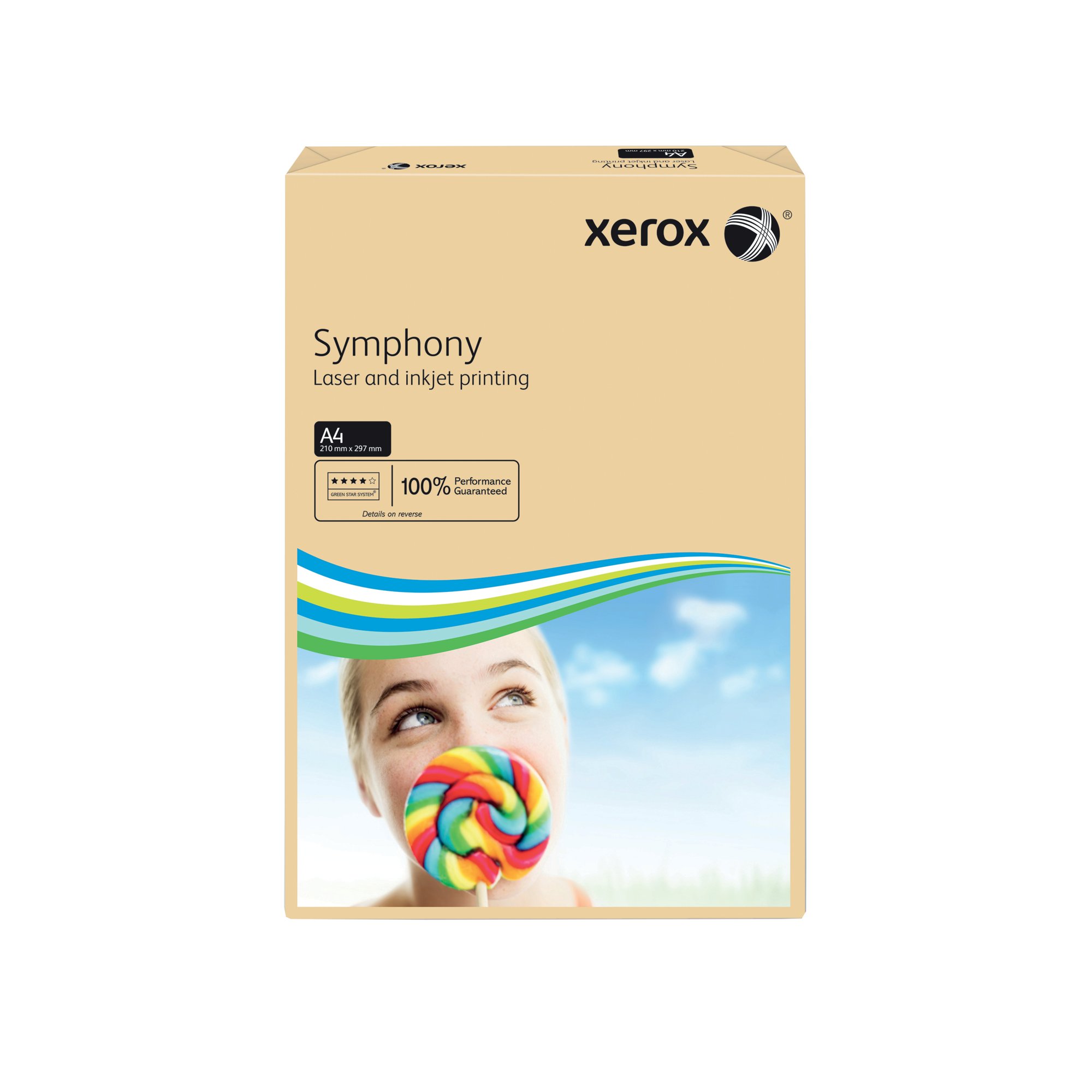 XEROX SYMP A4 PAPER 80G SALMON PK500