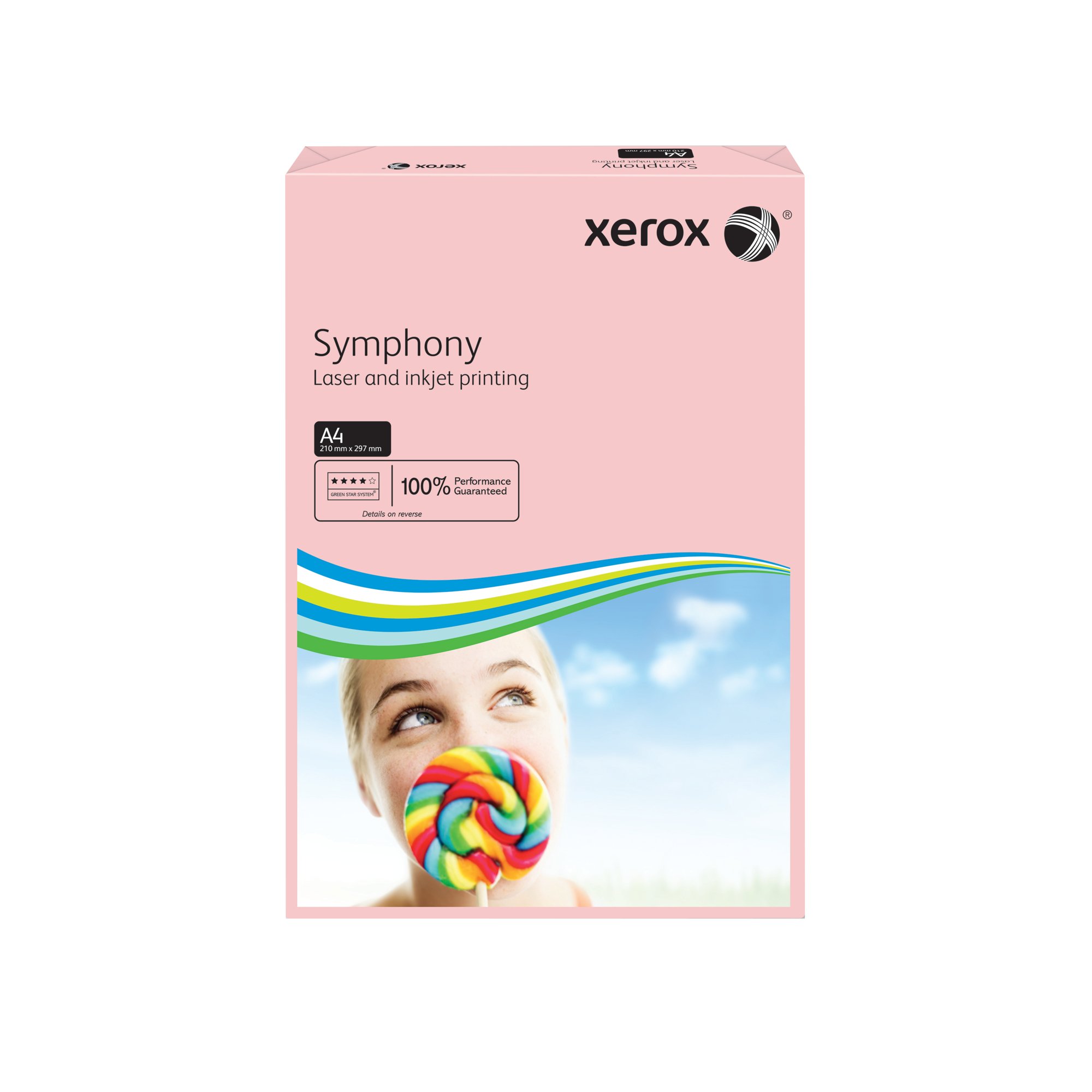 XEROX SYMP A4 PAPER 80G PINK PK500