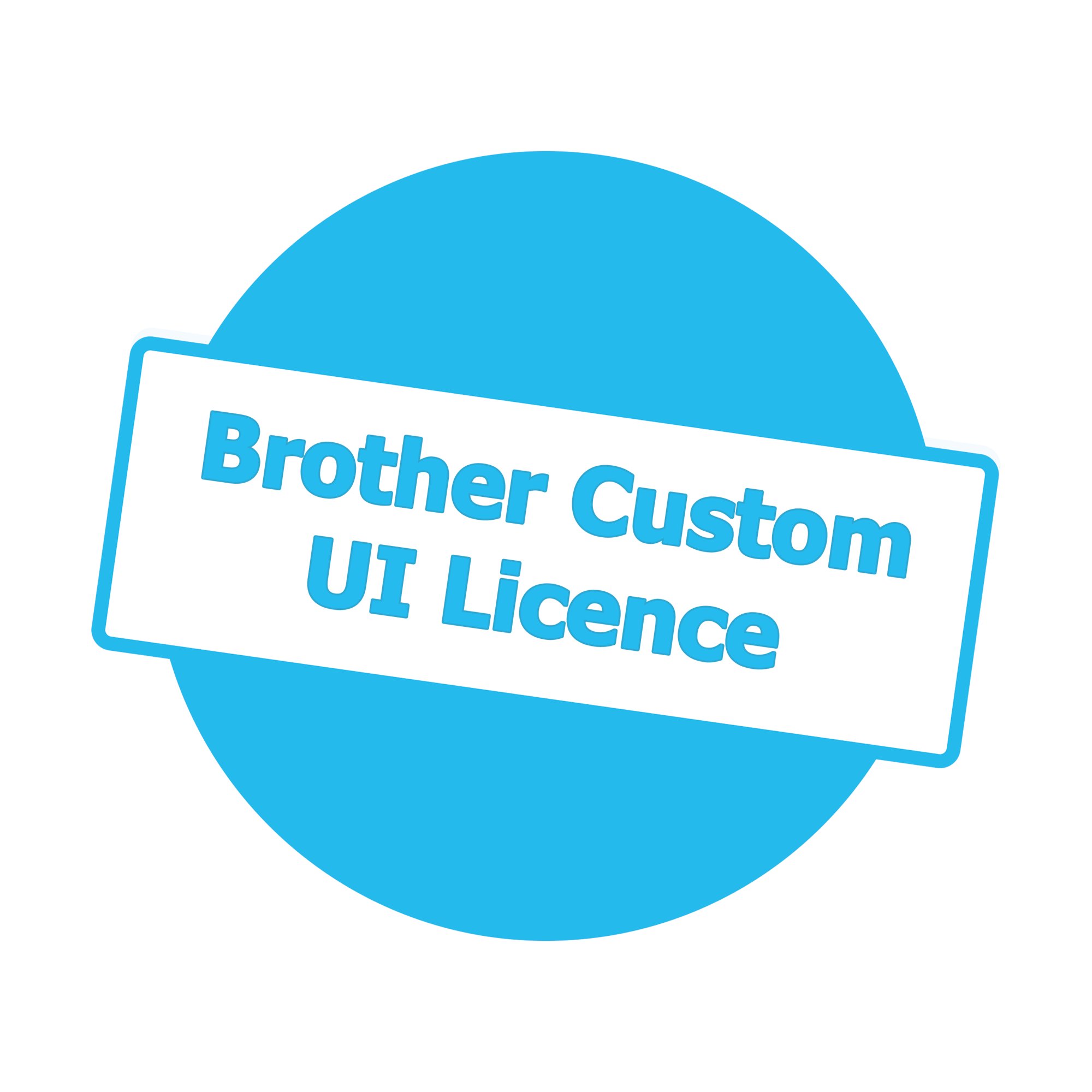 BROTHER CUSTOM UI LICENCE