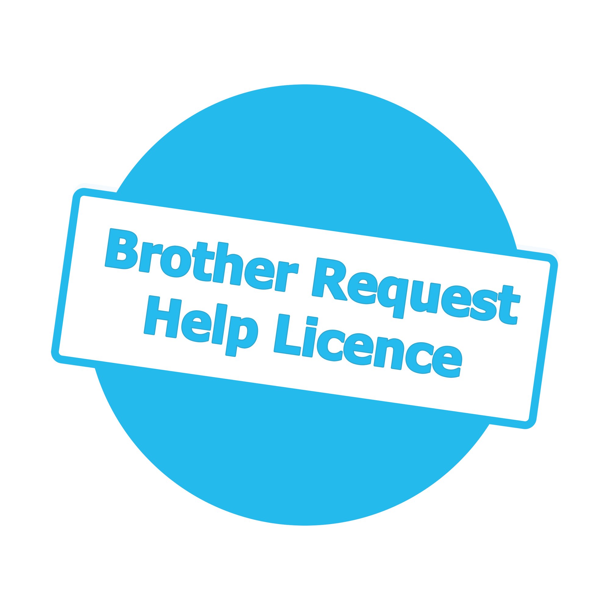 BROTHER REQUEST HELP LICENCE