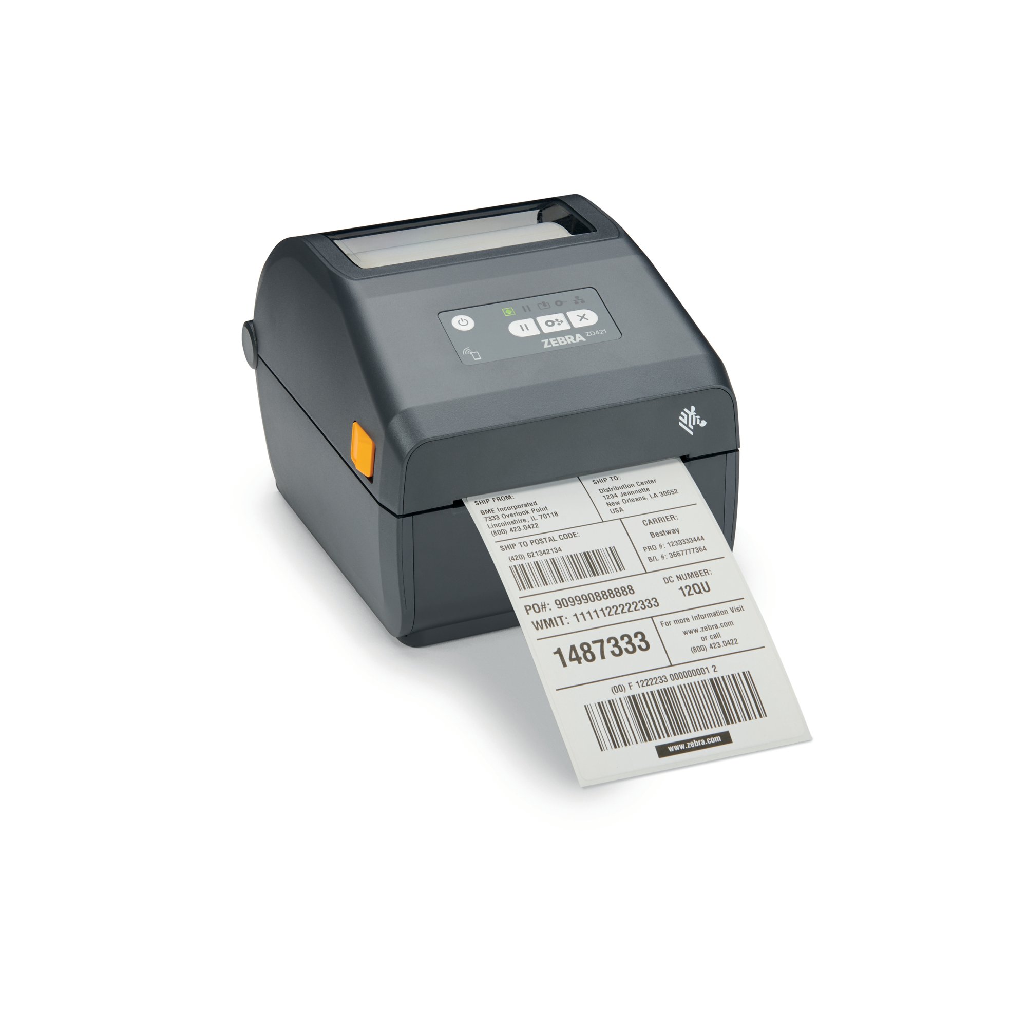 ZEBRA ZD421T WIFI LABEL PRINTER GREY