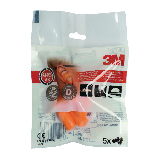 3M Ear Plugs 1100 94-105dB XA004837911 3M Ear Plugs 1100 94-105dB XA004837911