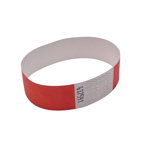 Announce Wrist Band 19mm Warm Red (Pack of 1000) AA01839 Announce Wrist Band 19mm Warm Red (Pack of 1000) AA01839