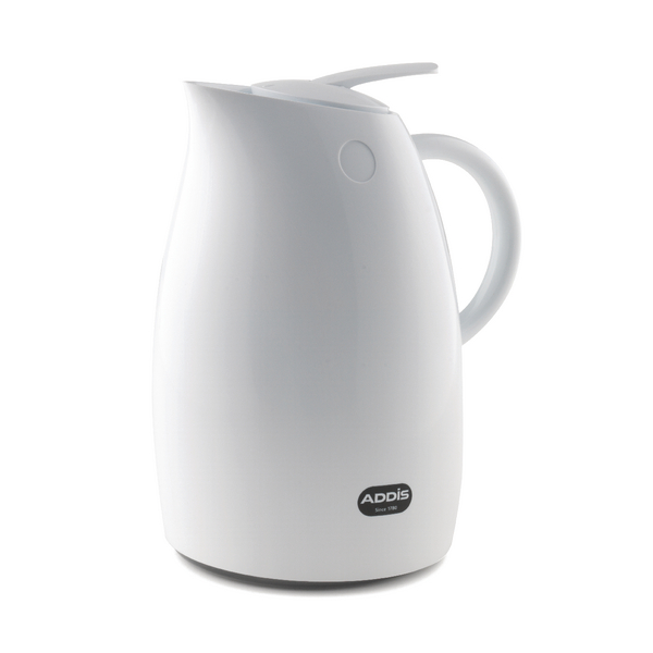 Addis Mambo Vacuum Jug 1 Litre White 517467 Addis Mambo Vacuum Jug 1 Litre White 517467