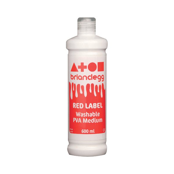 Brian Clegg PVA Glue Red Label 600ml GL600R Brian Clegg PVA Glue Red Label 600ml GL600R
