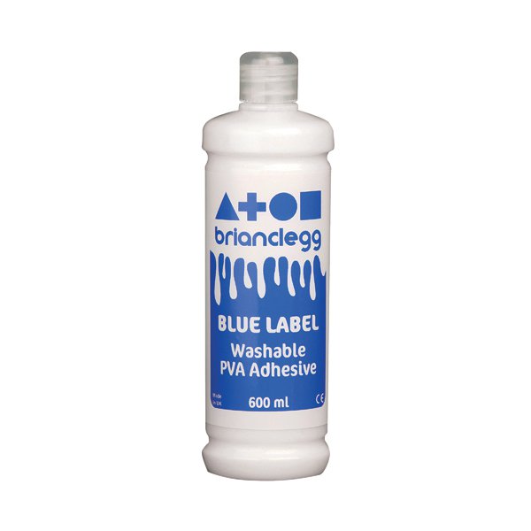 Brian Clegg PVA Glue Blue Label 600ml Brian Clegg PVA Glue Blue Label 600ml