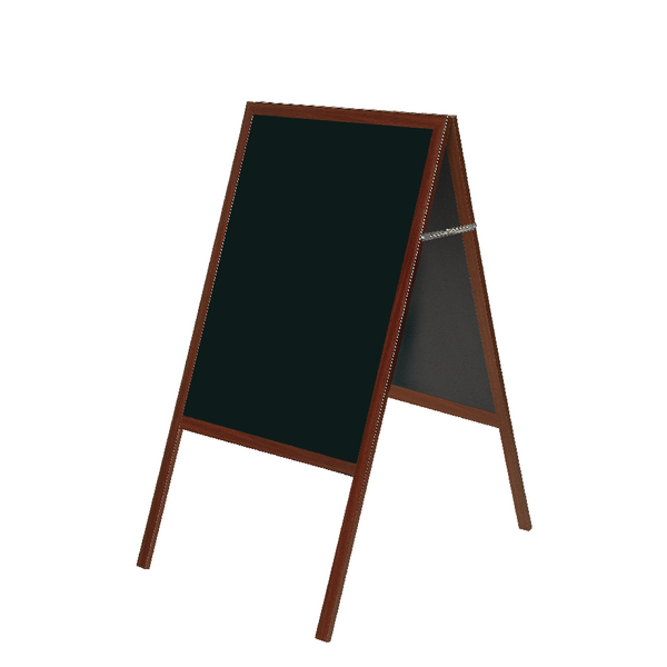 Bi-Office A Frame Chalk Board Cherry Frame 600x1200mm DKT30404052 Bi-Office A Frame Chalk Board Cherry Frame 600x1200mm DKT30404052