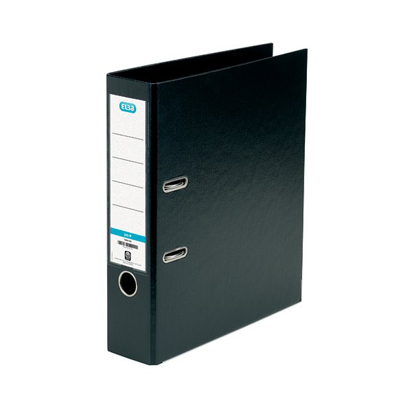 Elba A4 Black Plastic Lever Arch File 100080904 Elba A4 Black Plastic Lever Arch File 100080904