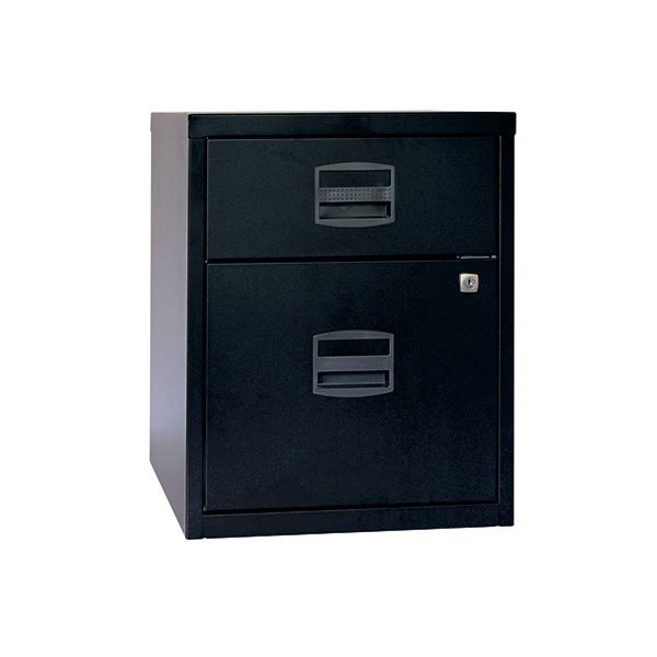 Bisley 2 Drawer A4 Home Filer Black BY31012 Bisley 2 Drawer A4 Home Filer Black BY31012