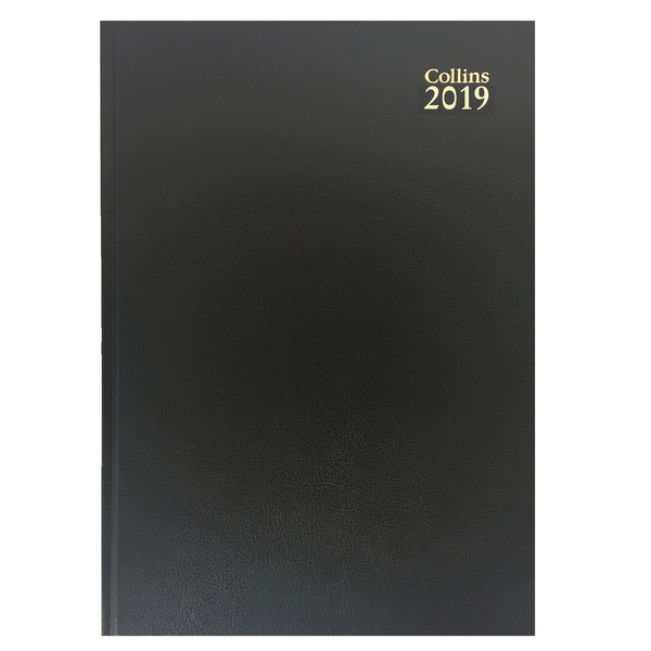Collins A5 Desk Diary Day/Page 2019 Black 52 Collins A5 Desk Diary Day/Page 2019 Black 52