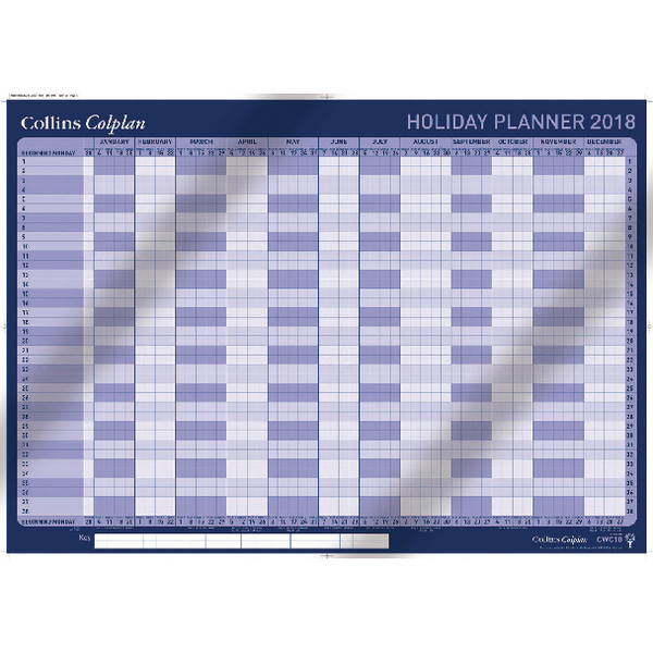 Collins Colplan Holiday Planner 2018 CWC10 Collins Colplan Holiday Planner 2018 CWC10