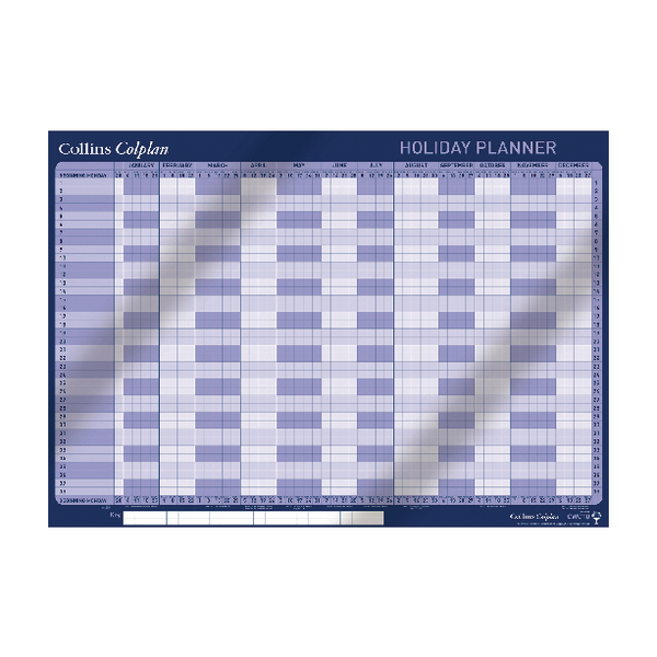 Collins Colplan Holiday Planner 2019 CWC10 Collins Colplan Holiday Planner 2019 CWC10