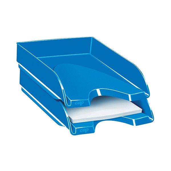 CEP Pro Gloss Blue Letter Tray 200GBLUE CEP Pro Gloss Blue Letter Tray 200GBLUE